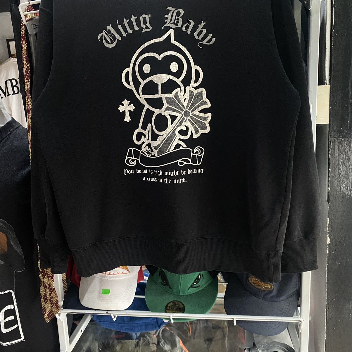 Hysteric Glamour × If Six Was Nine × Japanese Brand Uittg Baby Chrome Hearts Parody Sweatshirts Size US M / EU 48-50 / 2 - 4 Thumbnail