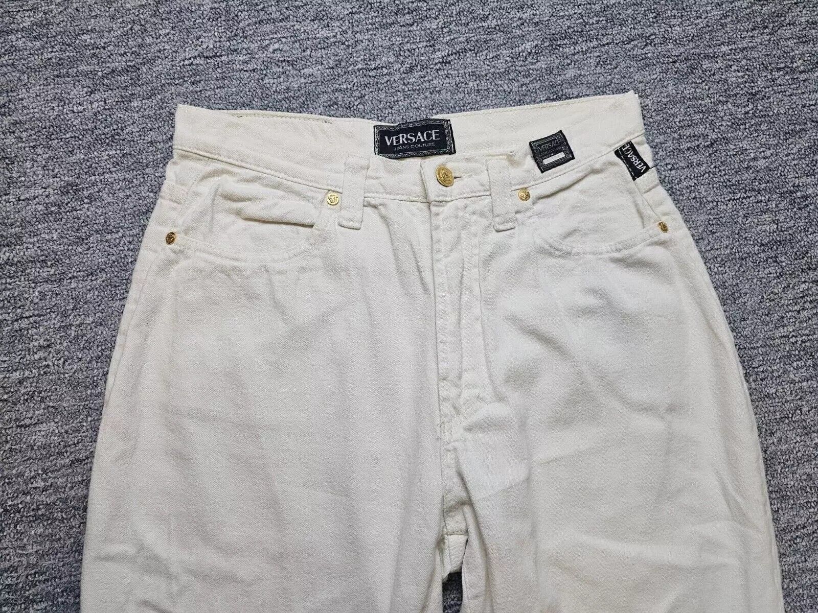 Versace 90s Versace Jeans Couture Tapered Jeans by Ittierre W28 Size US 28 / EU 44 - 4 Thumbnail