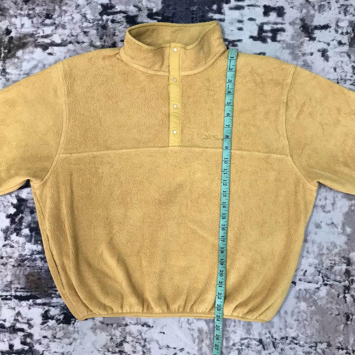 L.L. Bean × Vintage Vintage L.L Bean Half Button Fleece Satin Jacket Size US L / EU 52-54 / 3 - 11 Thumbnail