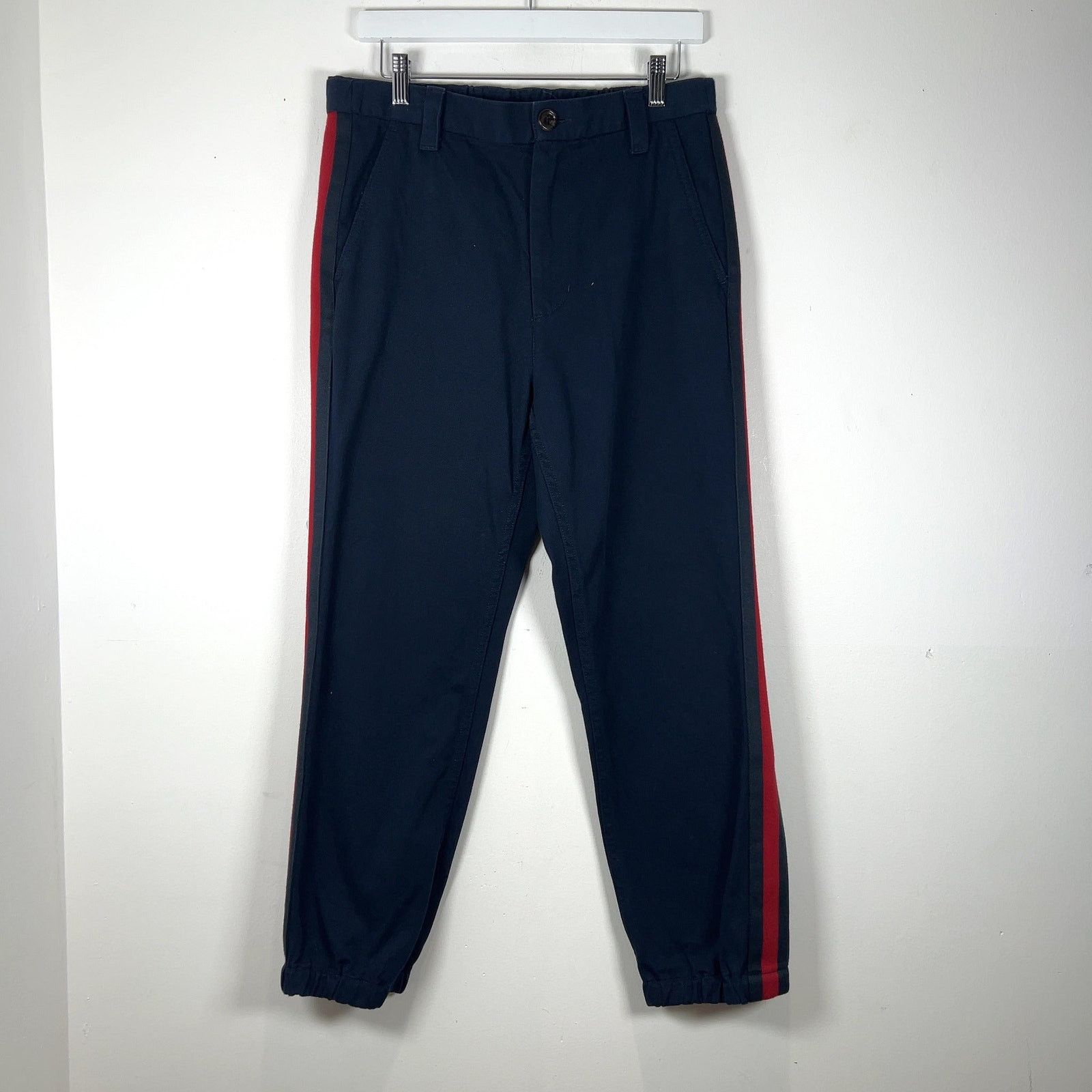 Gucci Gucci Striped Cuffed Slack Pants Size US 32 / EU 48 - 1 Thumbnail