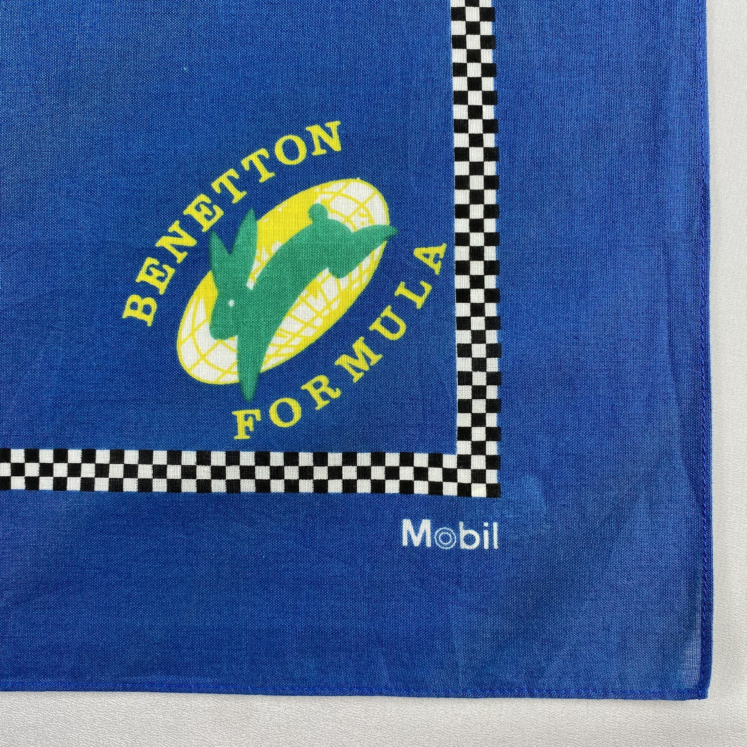 Vintage Benetton Formula Handkerchief / Neckerchief / Bandana-P567 Size ONE SIZE - 3 Thumbnail