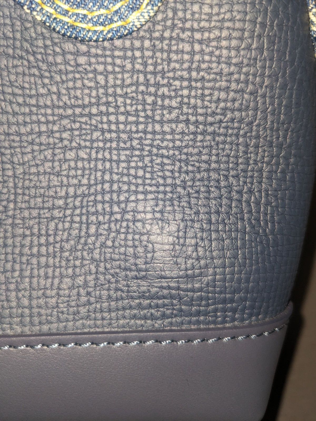 Louis Vuitton LOUIS VUITTON NIGO JAPANESE CRUISER HAND BAG DENIM MONOGRAM Size ONE SIZE - 6 Thumbnail