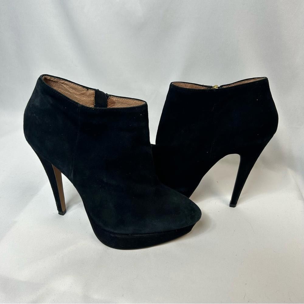Aldo Aldo Alhurshah Black Suede Platform Booties, 8.5 Size US 8.5 / IT 38.5 - 4 Thumbnail