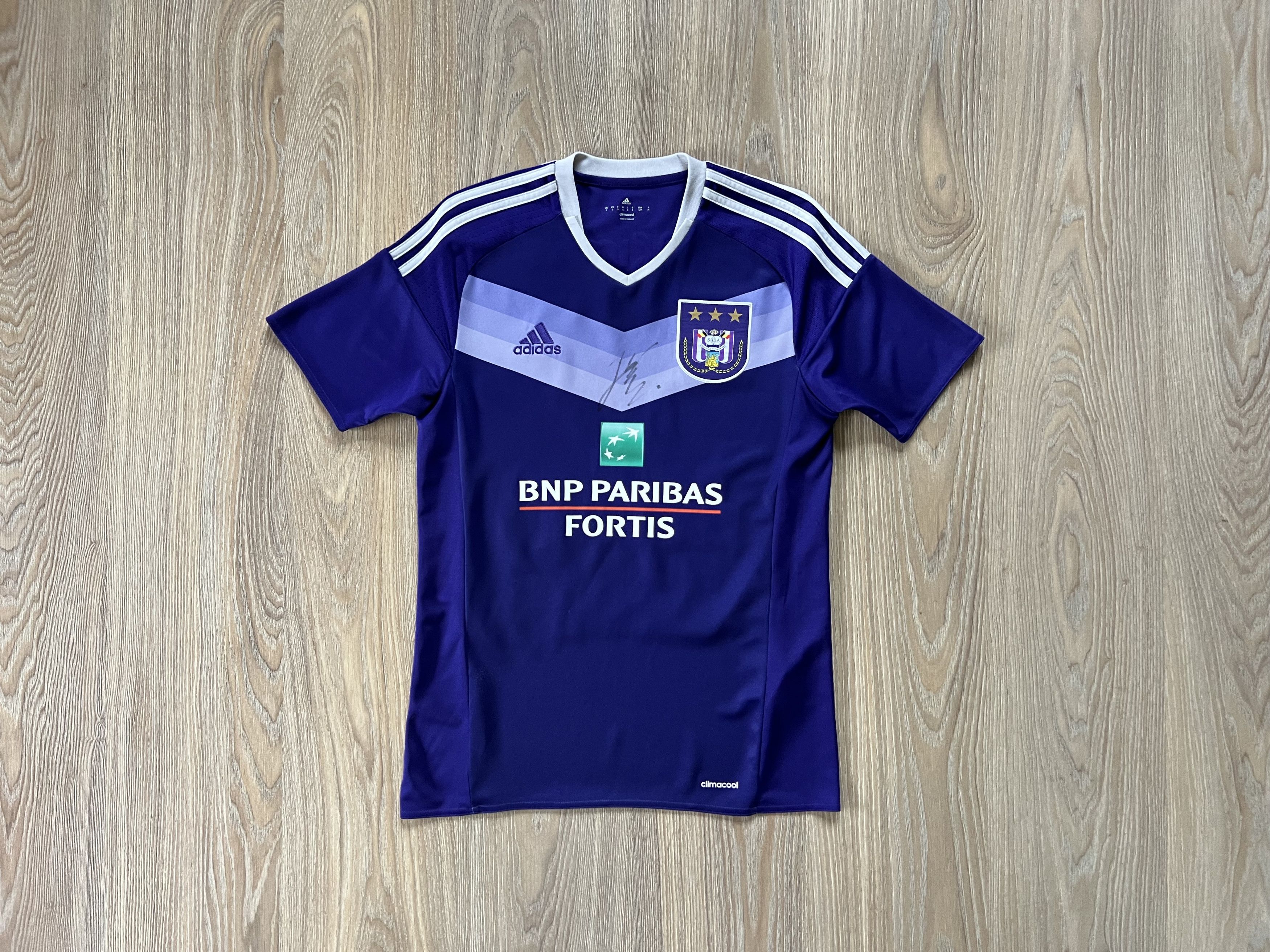 Adidas Anderlecht Home Shirt #32 Dendoncker 2016-2017