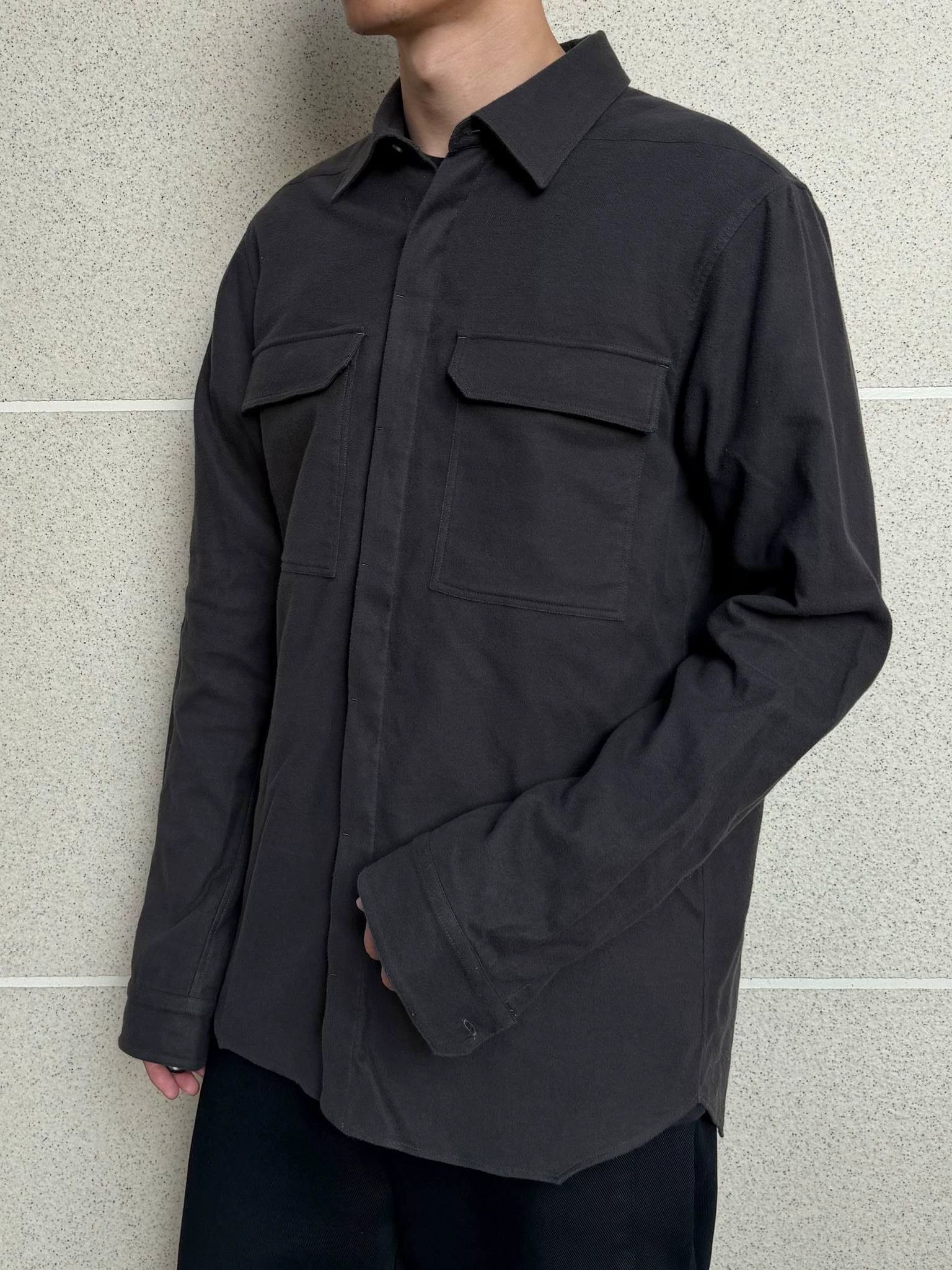 Rick Owens Rick Owens FW24 LS Cotton Shirt Size 48 Size US M / EU 48-50 / 2 - 6 Thumbnail