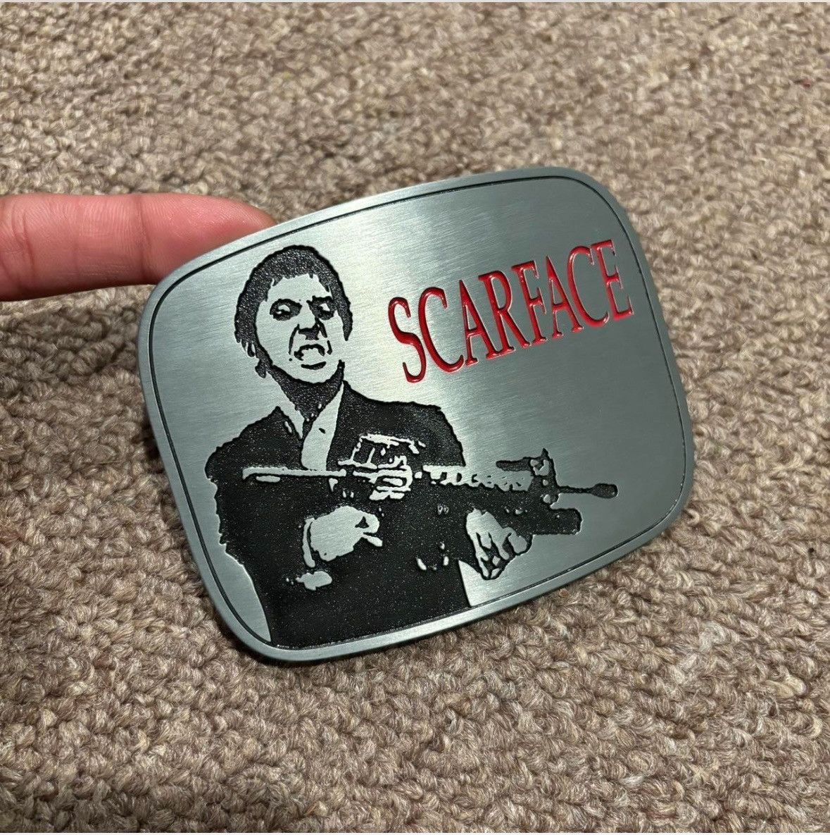Vintage Vintage Scarface belt buckles Tony Montana Size ONE SIZE - 1 Thumbnail