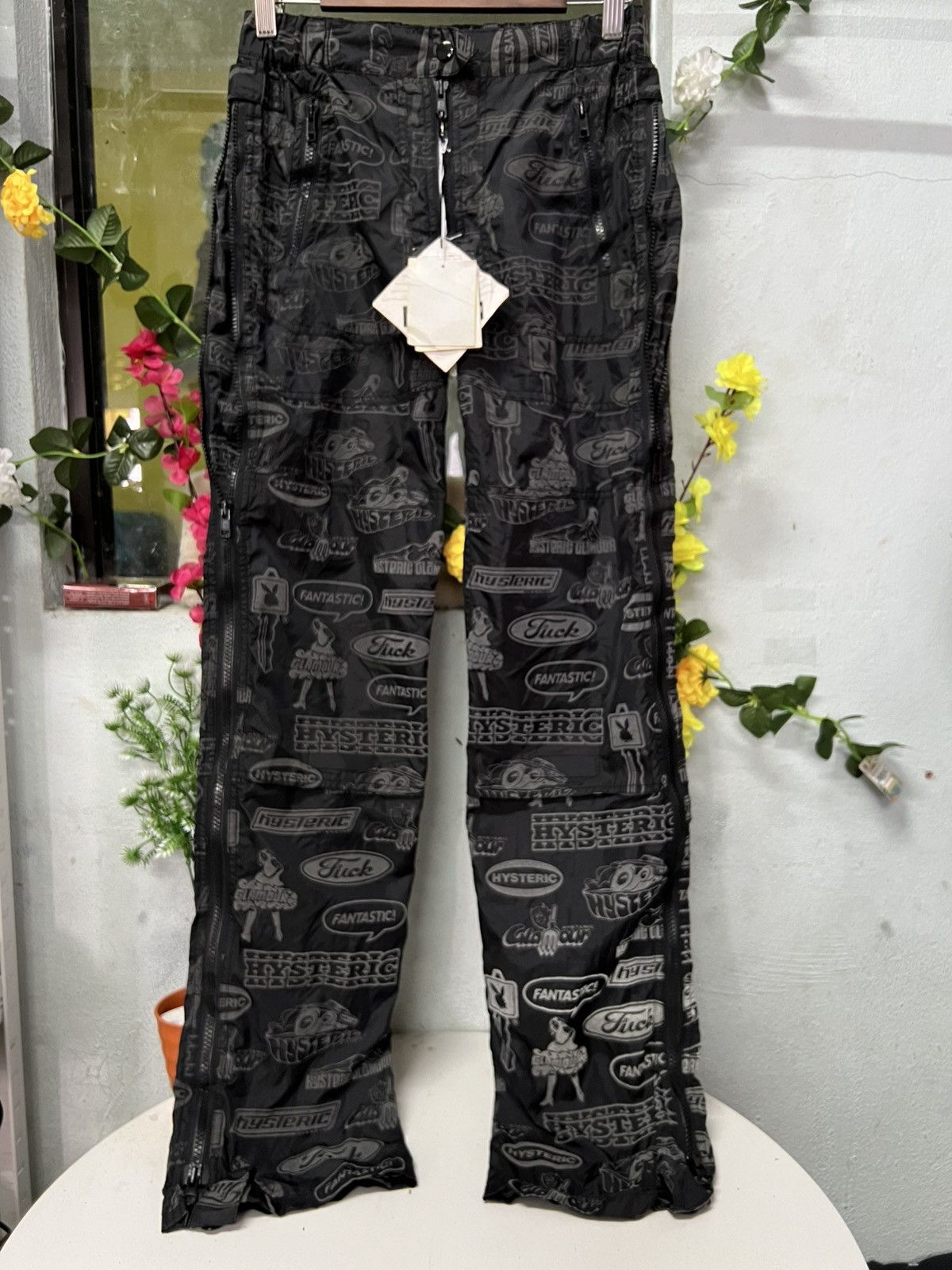 Hysteric Glamour Hyteric Glamour Full Print Nylon Pants Size US 29 - 2 Thumbnail