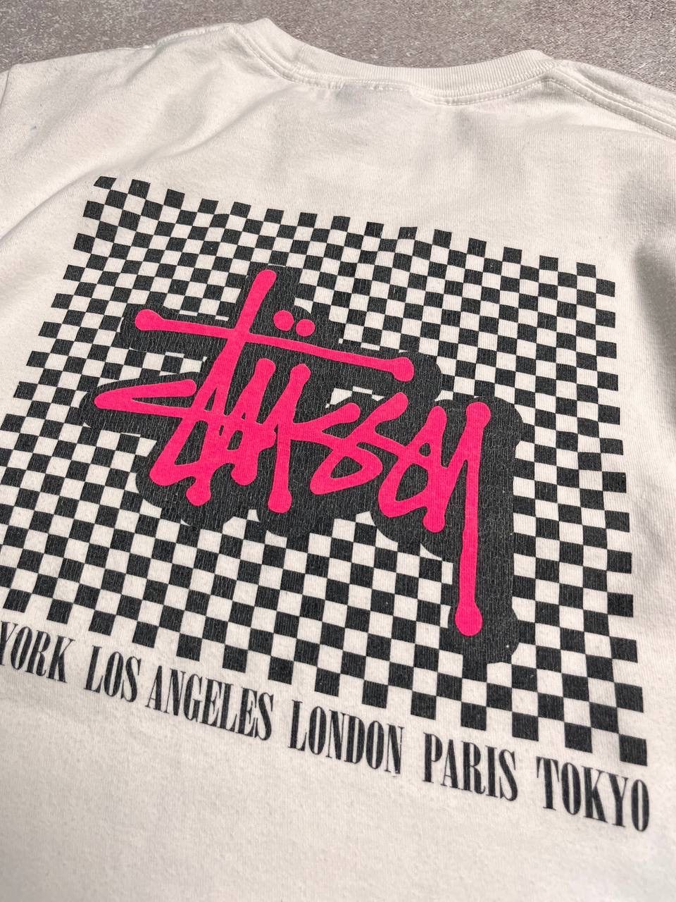 Stussy × Vintage Vintage Stussy Boxy Big Logo T-shirt S Size US S / EU 44-46 / 1 - 4 Thumbnail