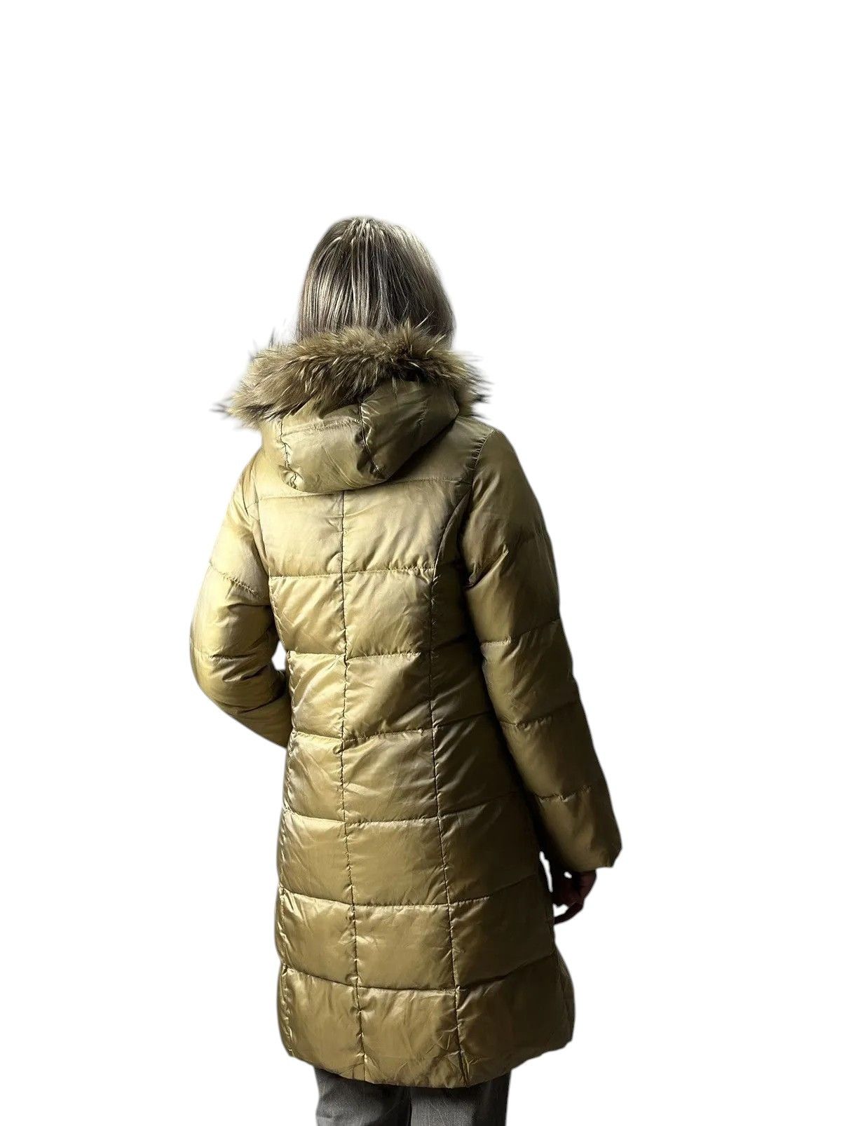 Vintage Ifsixwasnine Brown Fur Hood Winter Jacket Military Y2K Style Size M / US 6-8 / IT 42-44 - 14 Thumbnail