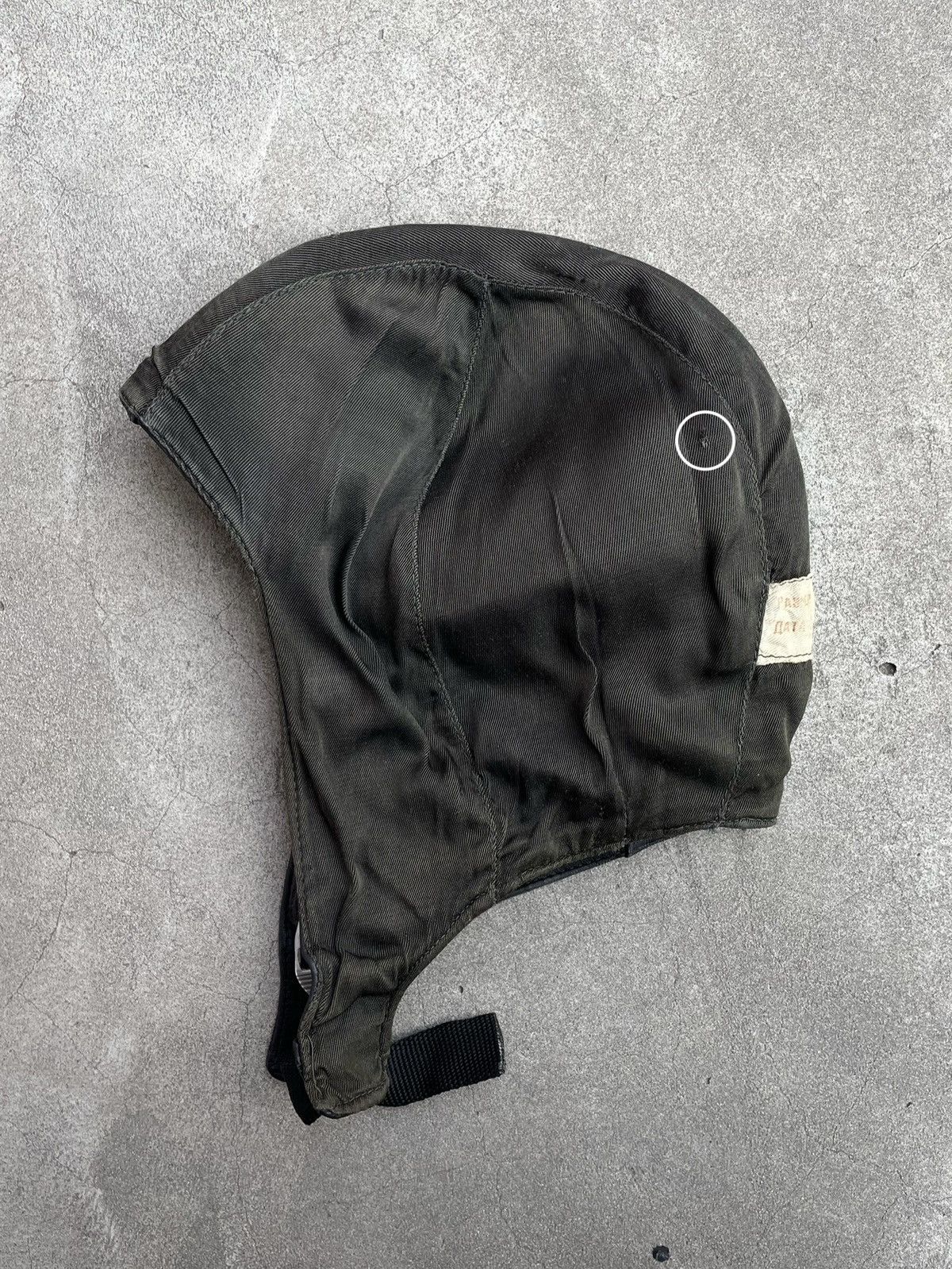 Vintage 1979 Parachute Tester’s Helmet in Leather, Ukrainian SSR Size ONE SIZE - 13 Thumbnail