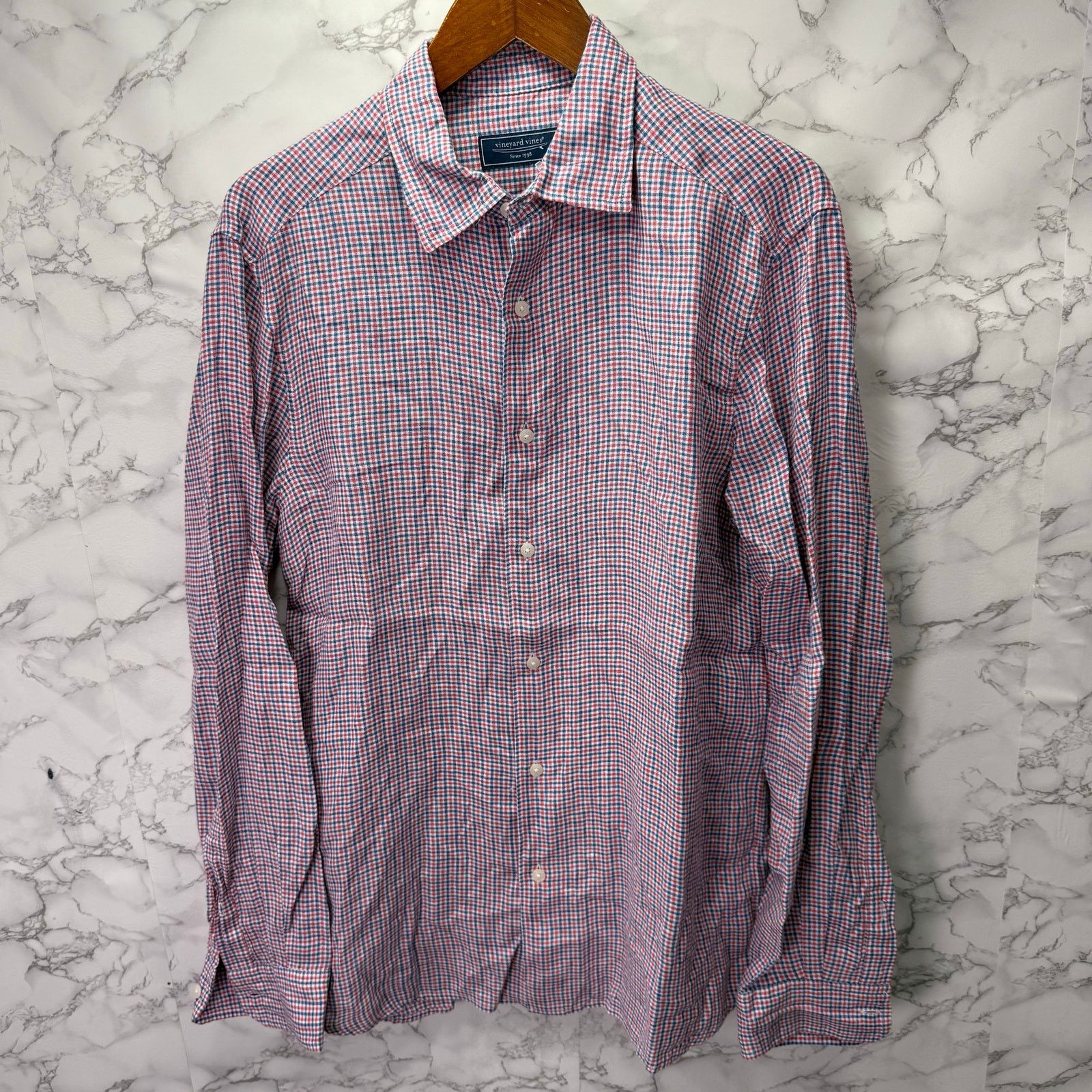 Vineyard Vines Vineyard Vines Men's Shirt sz M 100% Linen Casual #H354 Size US M / EU 48-50 / 2 - 5 Thumbnail