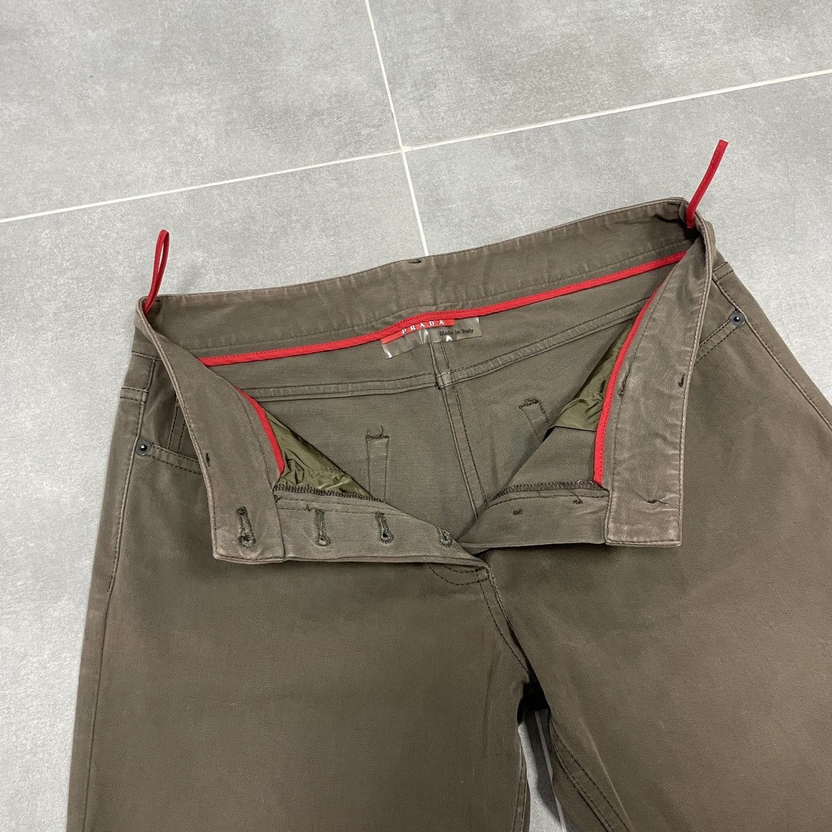 Prada Prada Red Tab Women Pants Size 44 Size 30" / US 8 / IT 44 - 8 Thumbnail