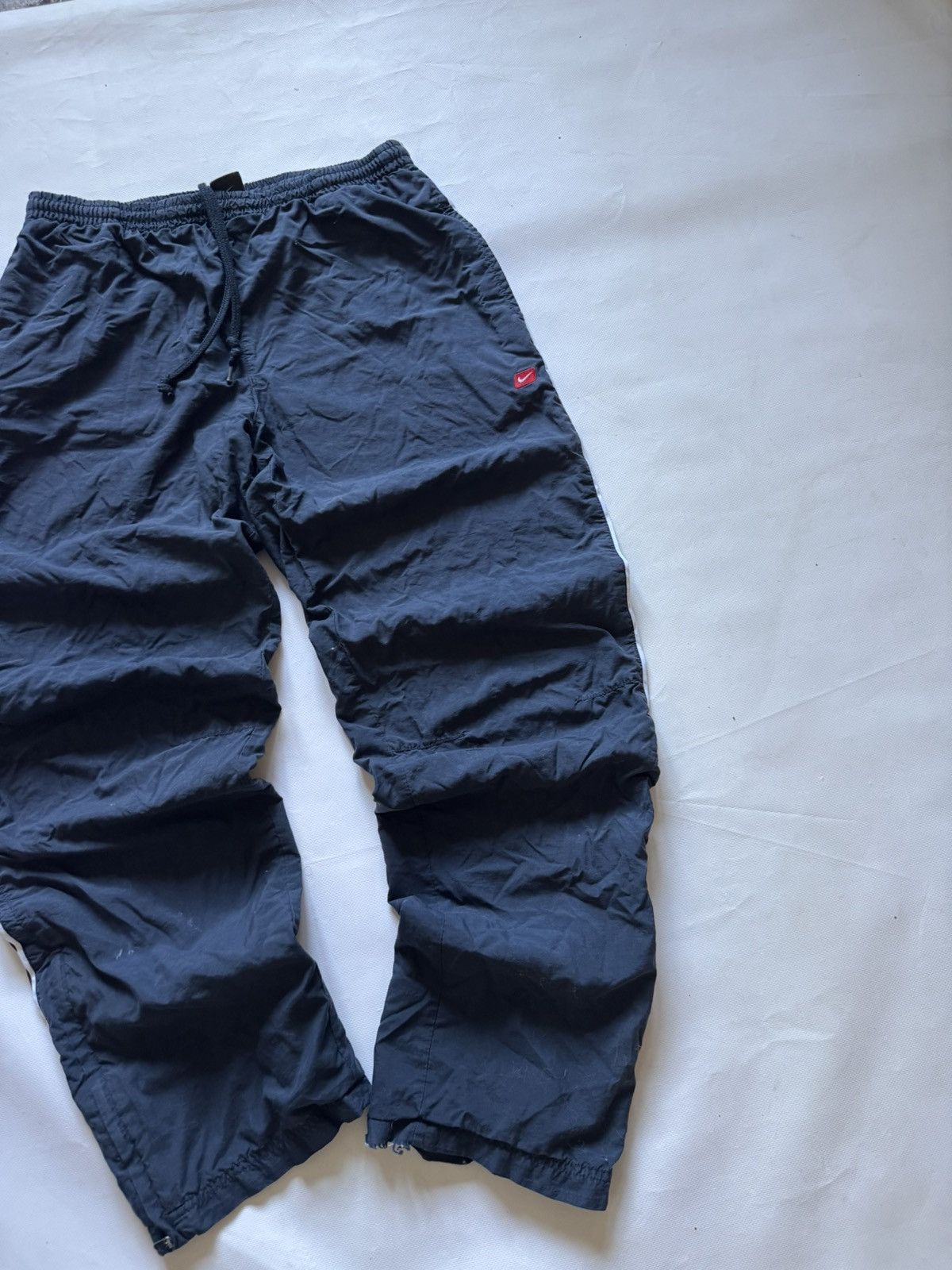 Nike Vintage Y2K Nike Mini Swoosh Nylon Track Pants 00ss Size US 32 / EU 48 - 2 Thumbnail