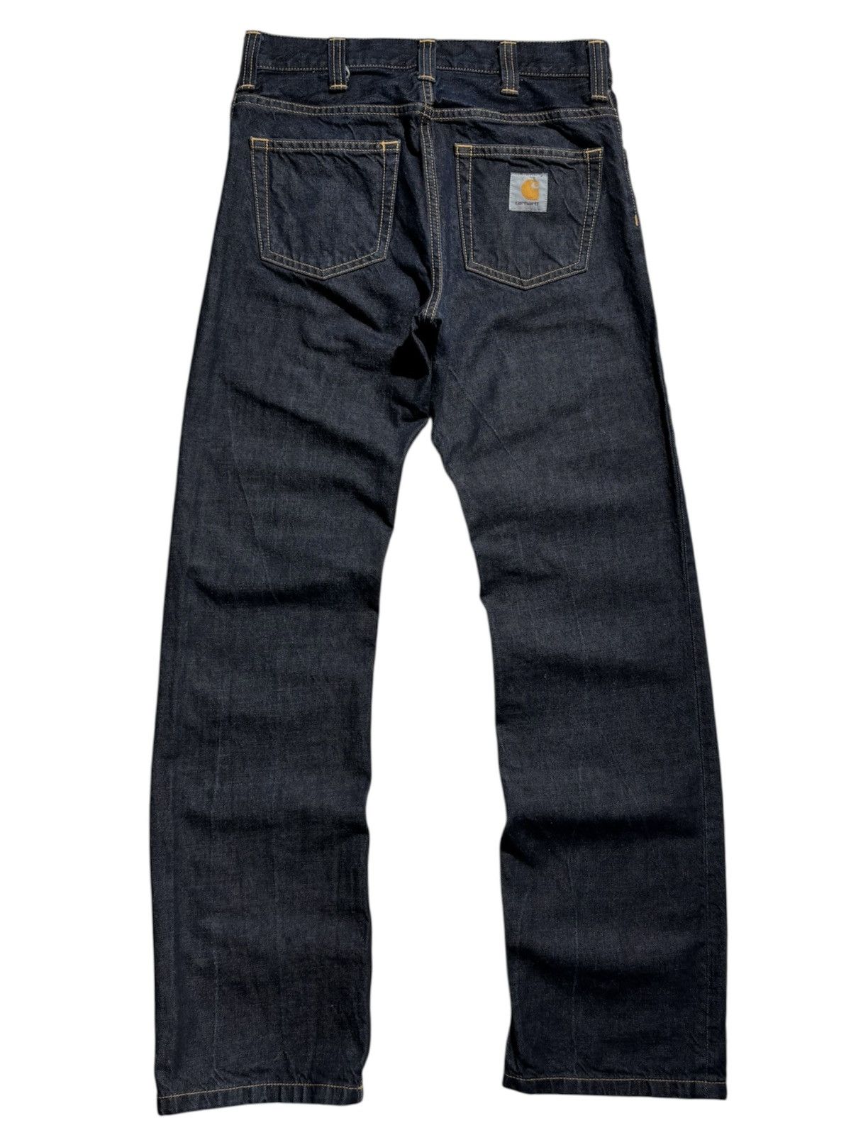 Carhartt Carhartt Indigo Jeans Rockin Pants Straight Big Logo Rap Size US 30 / EU 46 - 1 Thumbnail