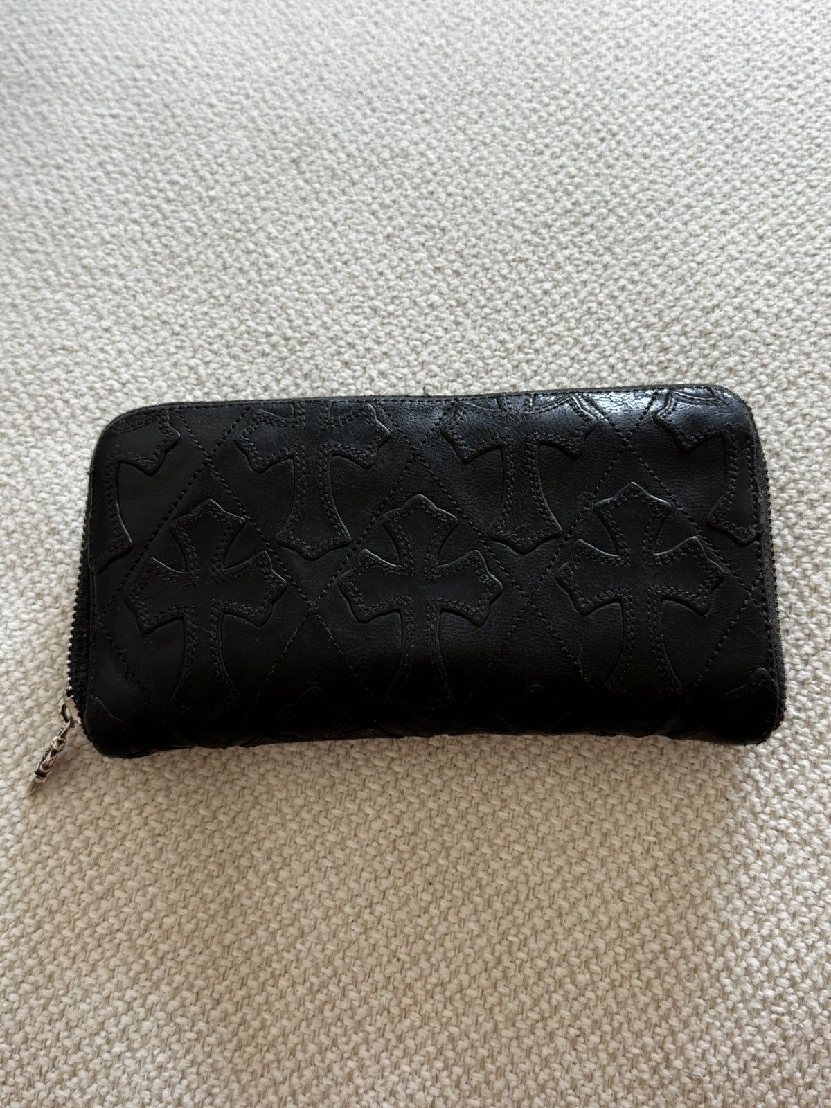 Chrome Hearts Chrome Hearts Cemetery Cross Quilted Wallet Size ONE SIZE - 2 Thumbnail