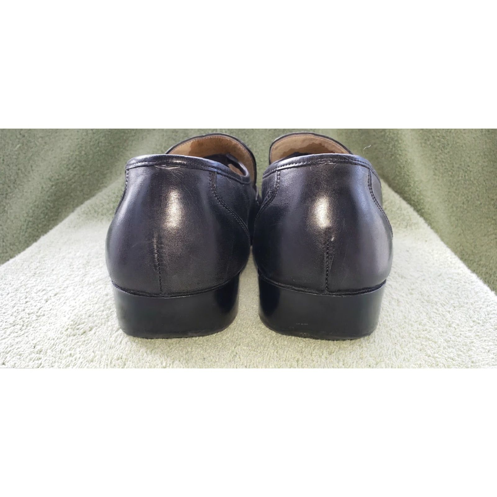 Florsheim Florsheim Comfortech Loafers Size 9.5D Black Gold Buckle Mod. 342661 Men Dress Leather Casual Shoes Size US 10 / EU 43 - 7 Thumbnail