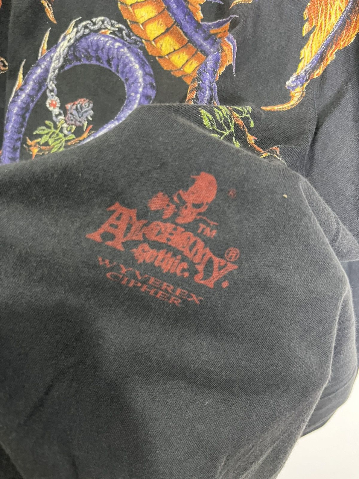 Vintage Vintage Alchemy Gothic Wyverex Cipher Tshirt Size US M / EU 48-50 / 2 - 6 Thumbnail