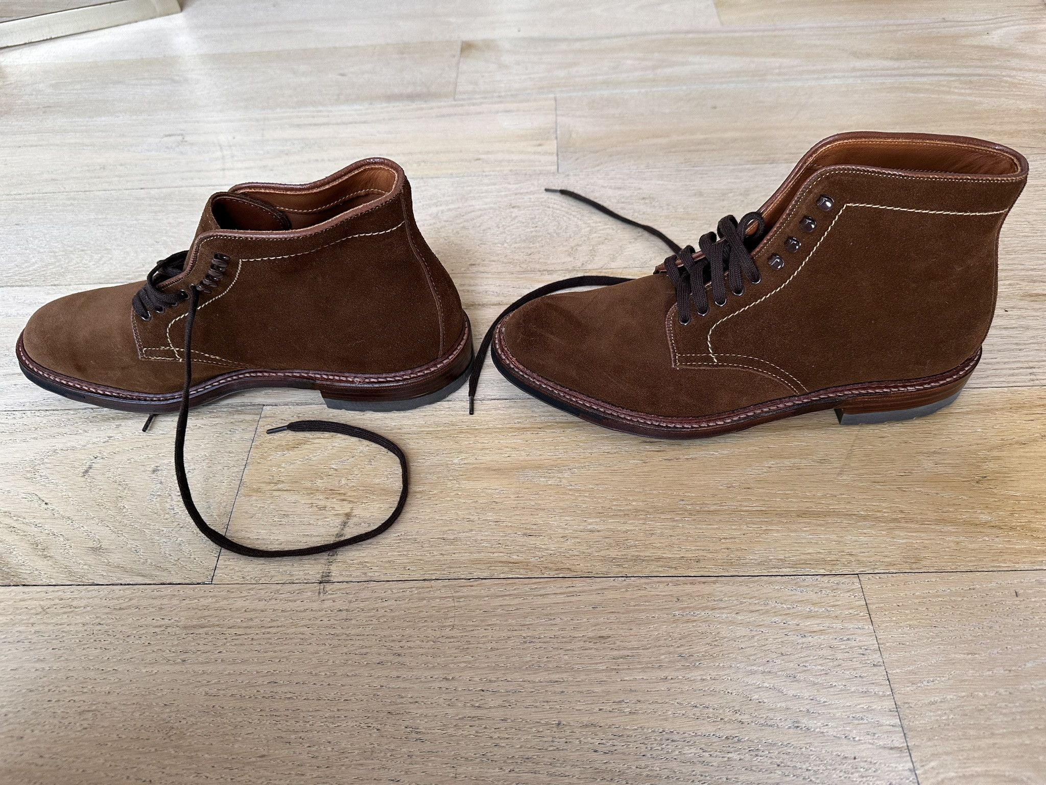 Alden Alden 4511HC Commando Boots Snuff Suede Size US 8 / EU 41 - 5 Thumbnail