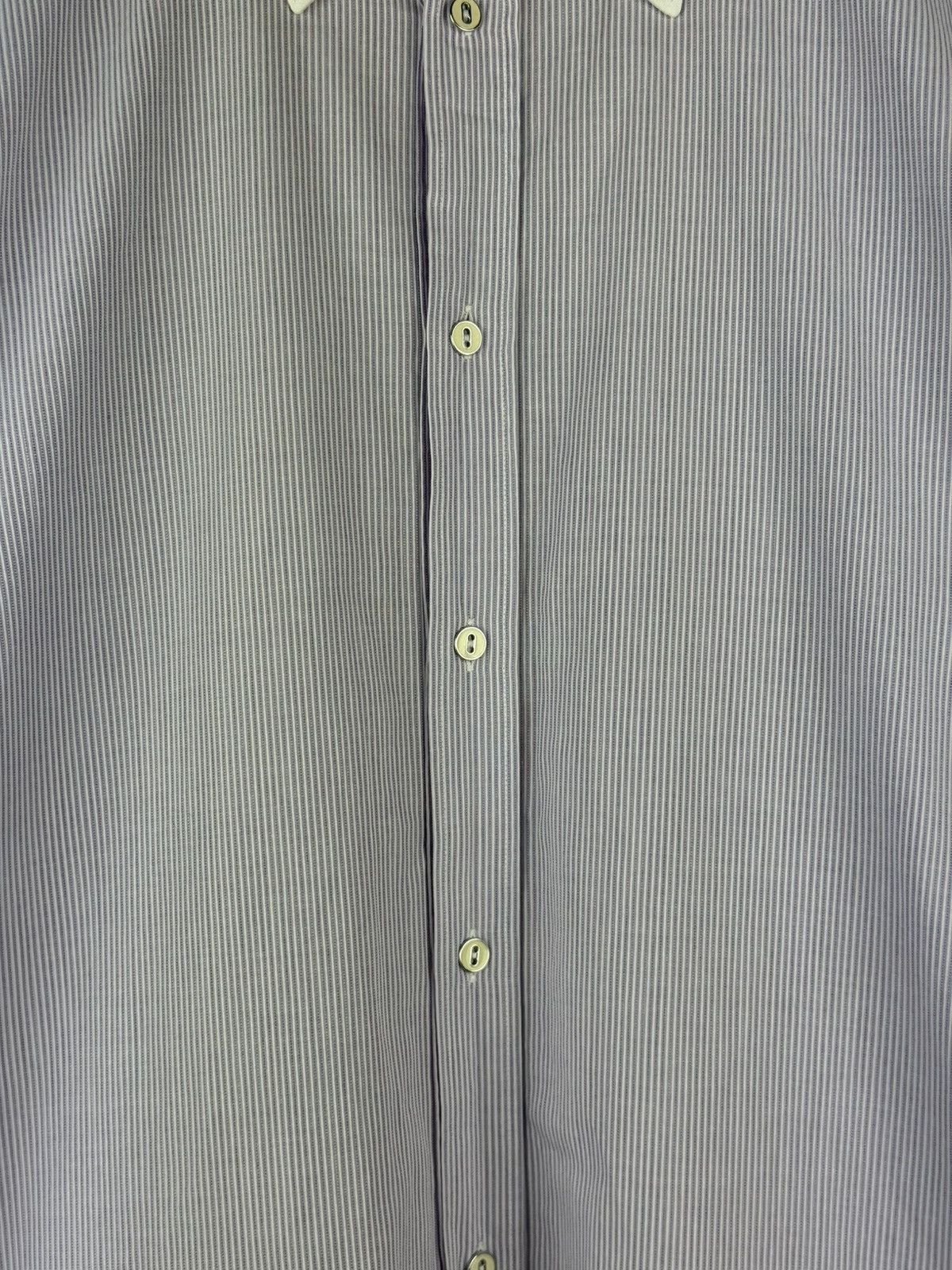 Dolce & Gabbana Dolce & Gabbana Gold L/S Button Up Dress Striped Shirt Size US M / EU 48-50 / 2 - 7 Thumbnail