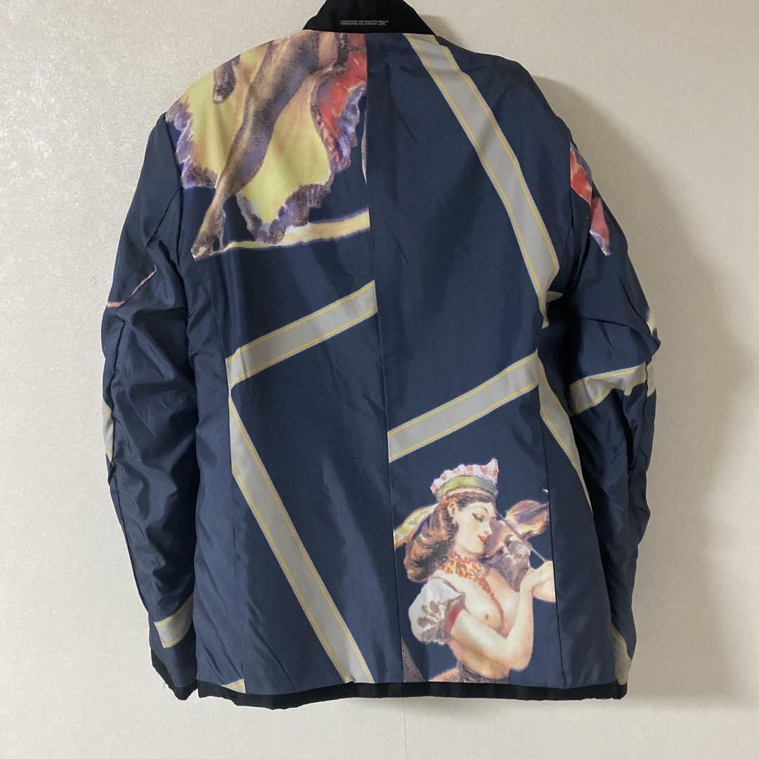 Yohji Yamamoto POUR HOMME 01aw archive double pattern jacket Size US L / EU 52-54 / 3 - 1 Thumbnail