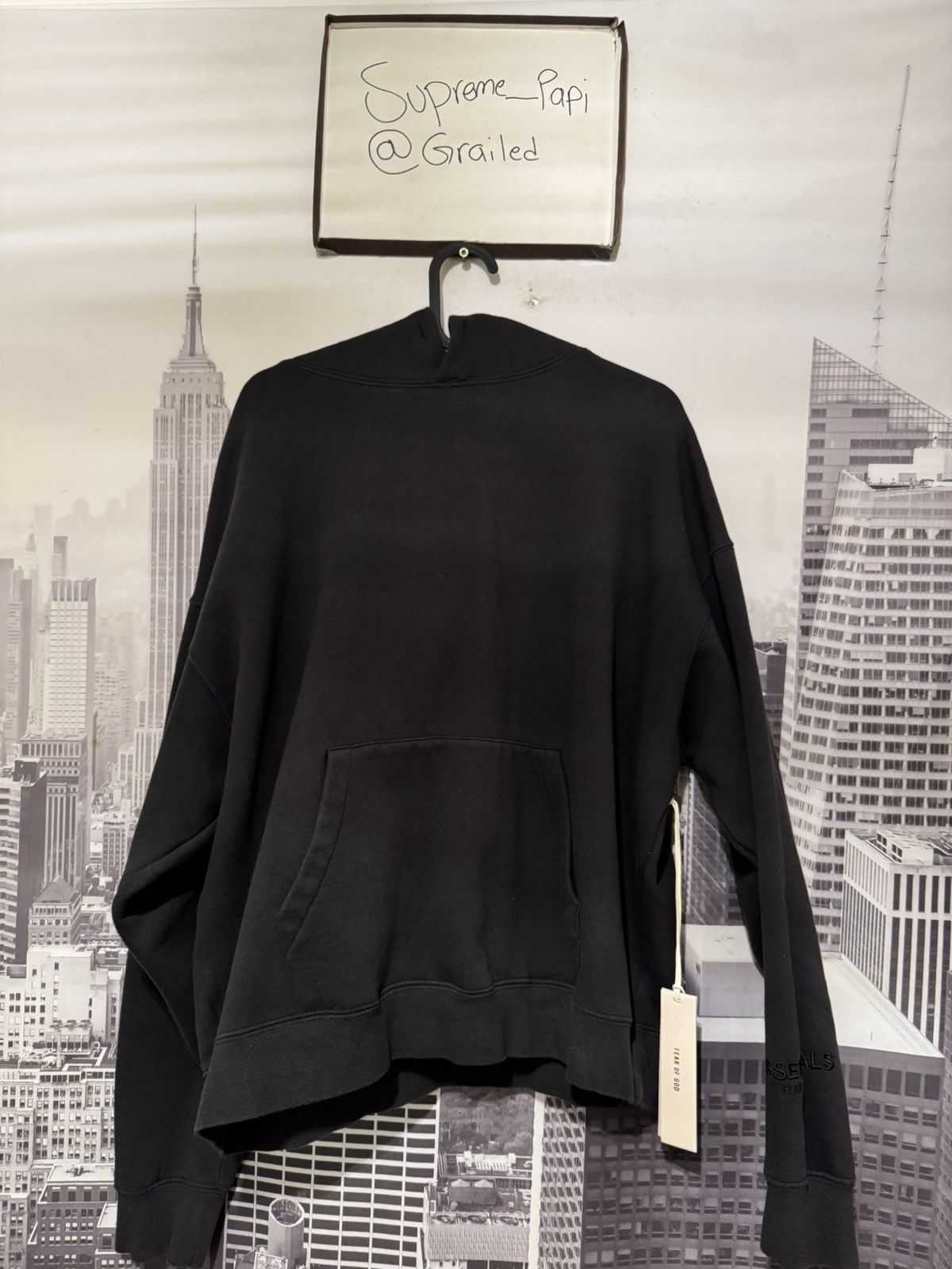 Fear of God 🔥Fear of God Essentials 3M Graphic Hoodie FW19 Black SZ S Size US S / EU 44-46 / 1 - 5 Thumbnail