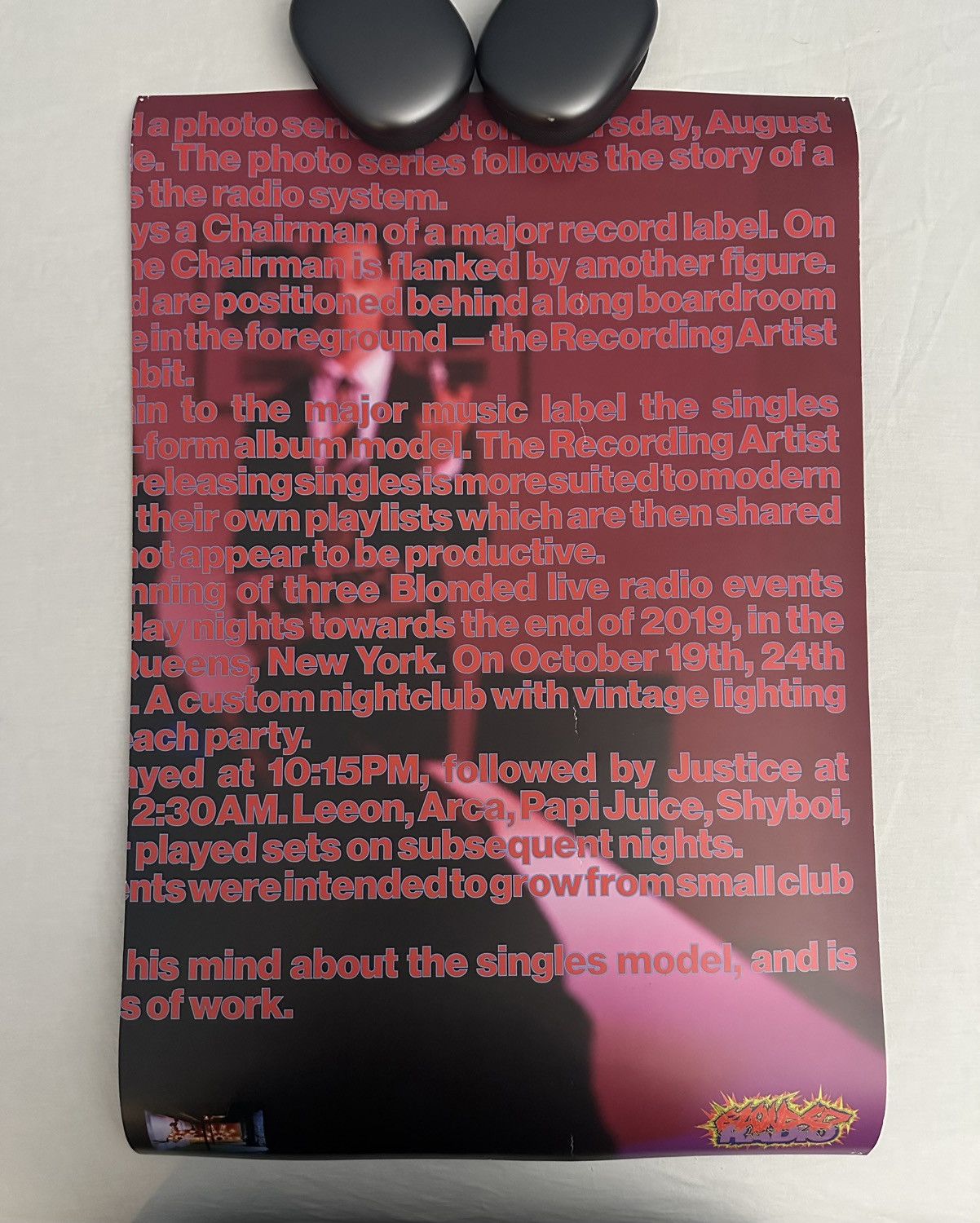 Frank Ocean Frank Ocean Chairman Poster double sided Size ONE SIZE - 3 Thumbnail
