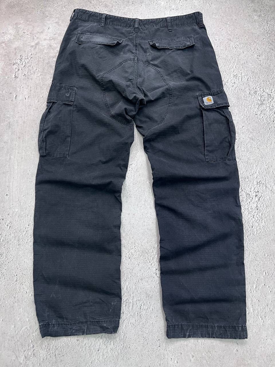 Carhartt × Carhartt Wip × Vintage Vintage Carhartt Cargo Pants Style Faded Distressed Sk8 Y2K Size US 38 / EU 54 - 12 Thumbnail