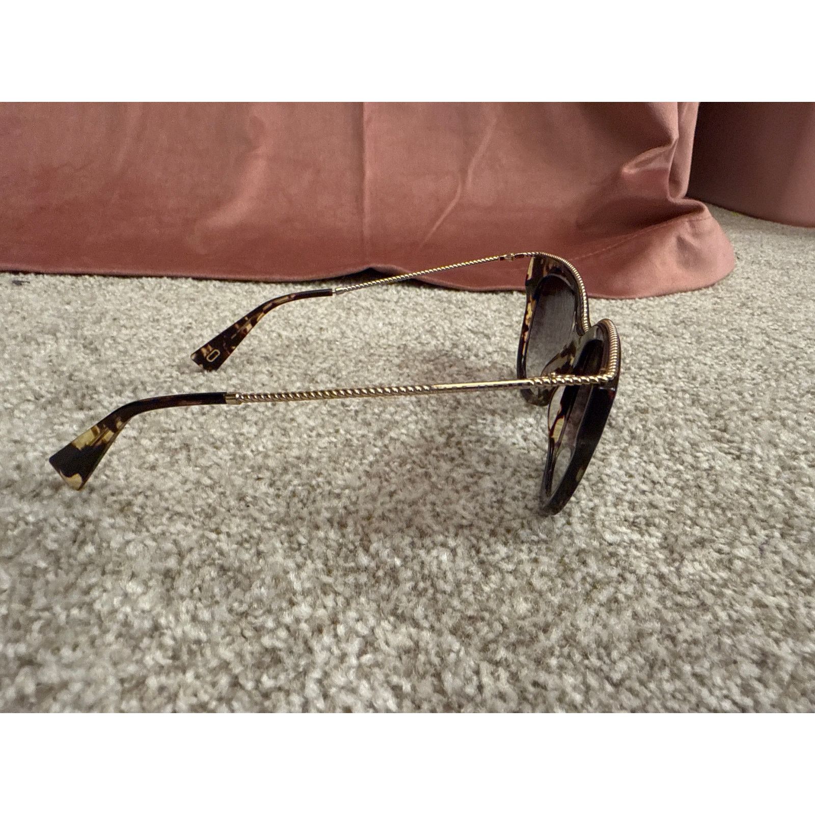 Marc Jacobs Marc Jacobs Brown Tortoise Gradient 165/S Cat Eye Sunglasses Size ONE SIZE - 9 Thumbnail