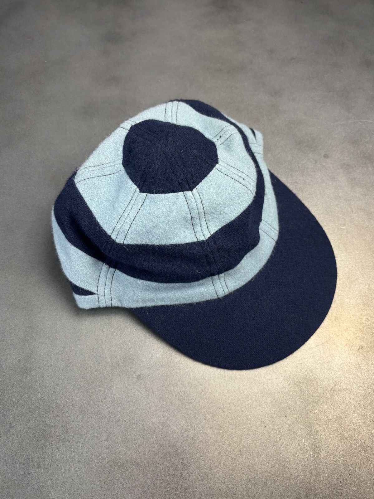 Vintage 1960s Vintage Crickets Cap Michael Chatham Wool Stripe Velcr Size ONE SIZE - 2 Thumbnail