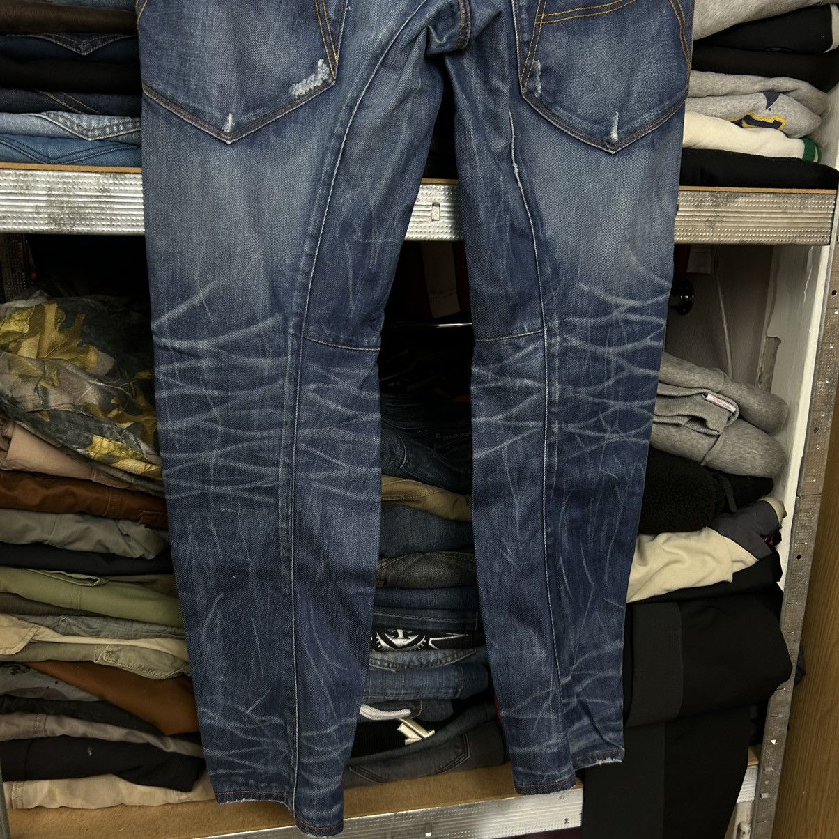 G-Star Mens G-Star Raw Bananas style streetwear japanese jeans Size US 32 / EU 48 - 3 Thumbnail