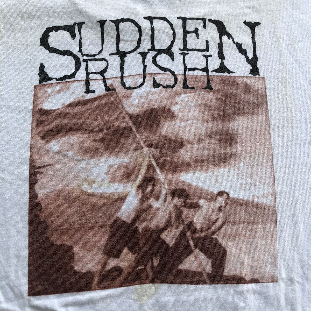 Band Tees × Rap Tees × Vintage Vtg Sudden Rush Ku’e Nā mele Paleoleo Group Tshirt Size US M / EU 48-50 / 2 - 10 Thumbnail