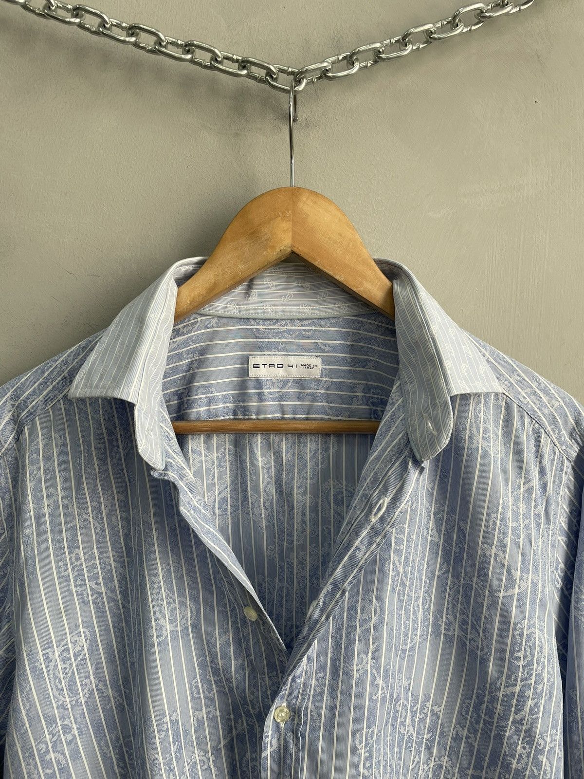 Etro Luxury Etro casual shirt button up Size US XL / EU 56 / 4 - 6 Thumbnail