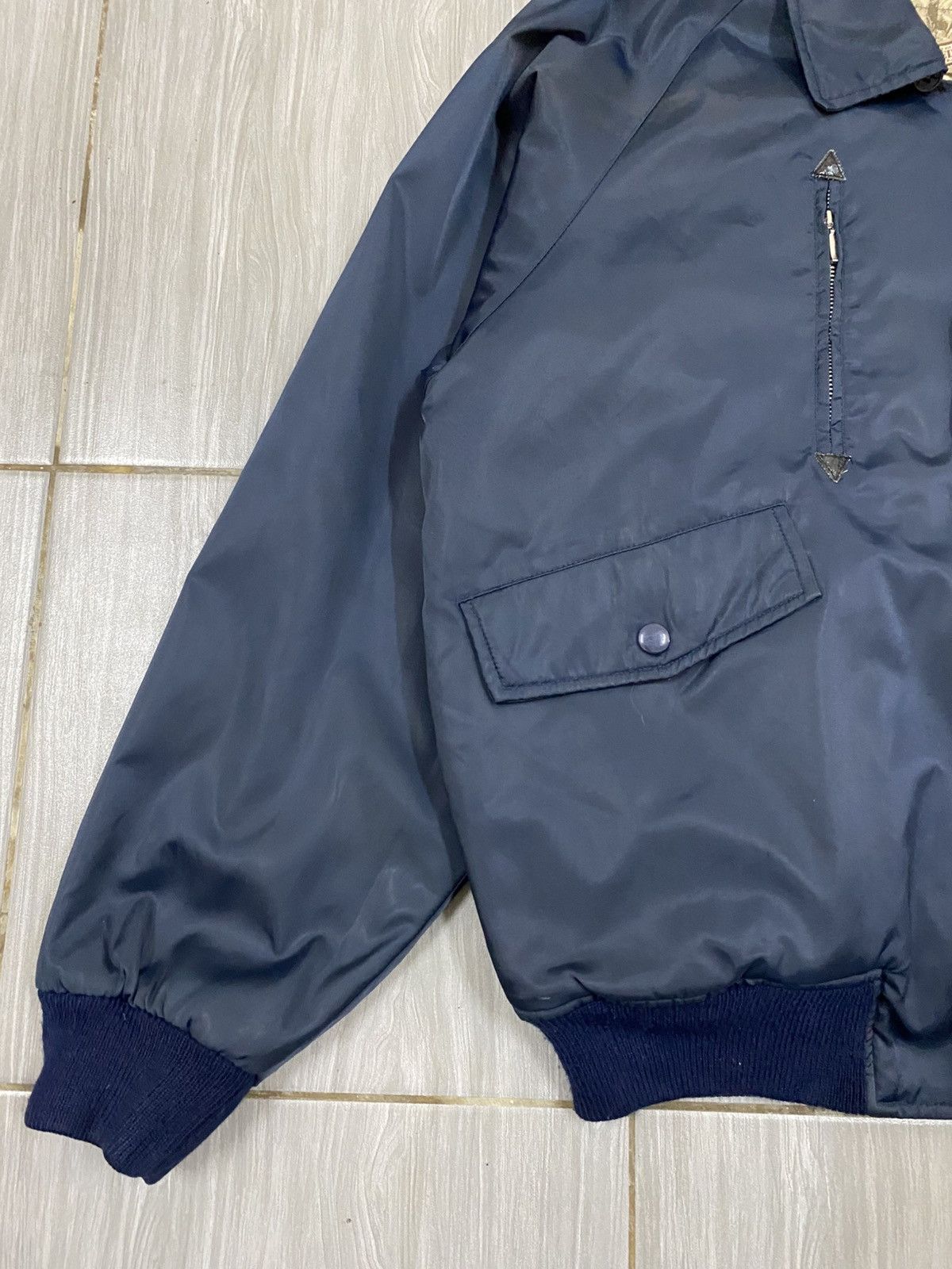 Vintage Vtg Kister Winter Wear Bomber Jacket Blue Size US L / EU 52-54 / 3 - 4 Thumbnail