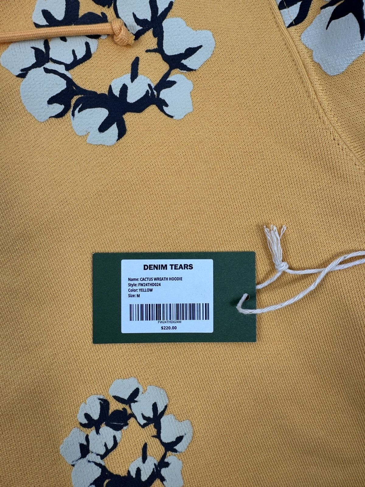 Cactus Plant Flea Market × DENIM TEARS LOGO PRINT HOODIE Size US M / EU 48-50 / 2 - 4 Thumbnail