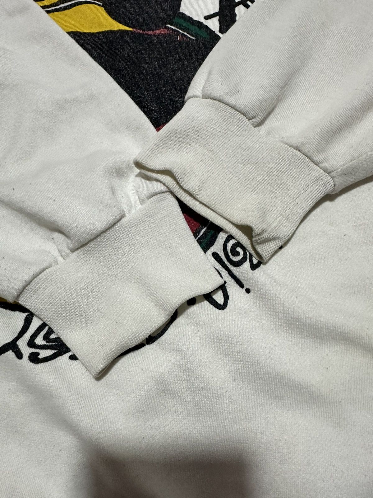 Stussy Vintage 80s Old stussy Feelin Irie Rasta surfman sweatshirt Size US M / EU 48-50 / 2 - 4 Thumbnail