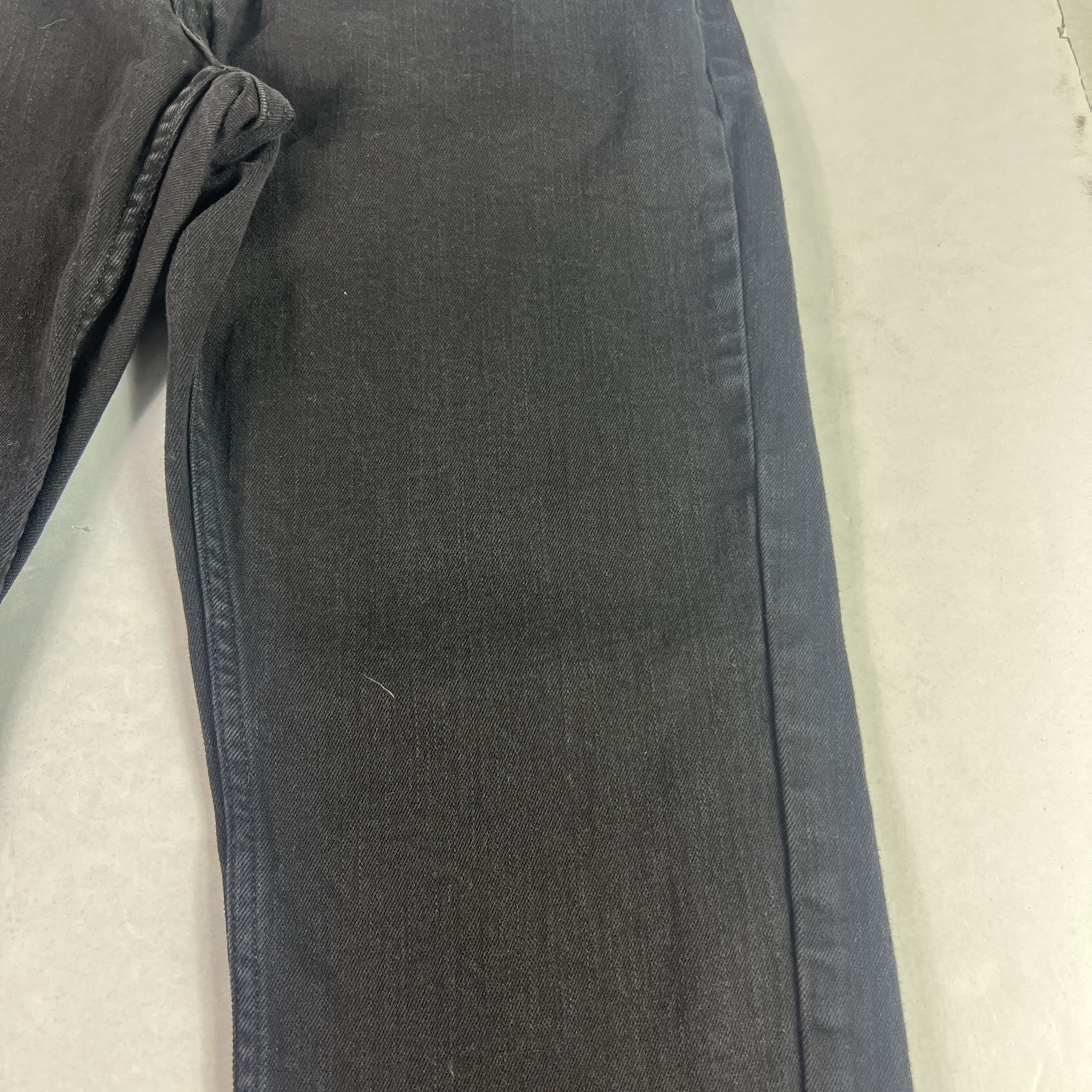 Levi's Levi's Jeans 559 Relaxed Straight Black Faded Stretch Denim Size US 33 - 3 Thumbnail