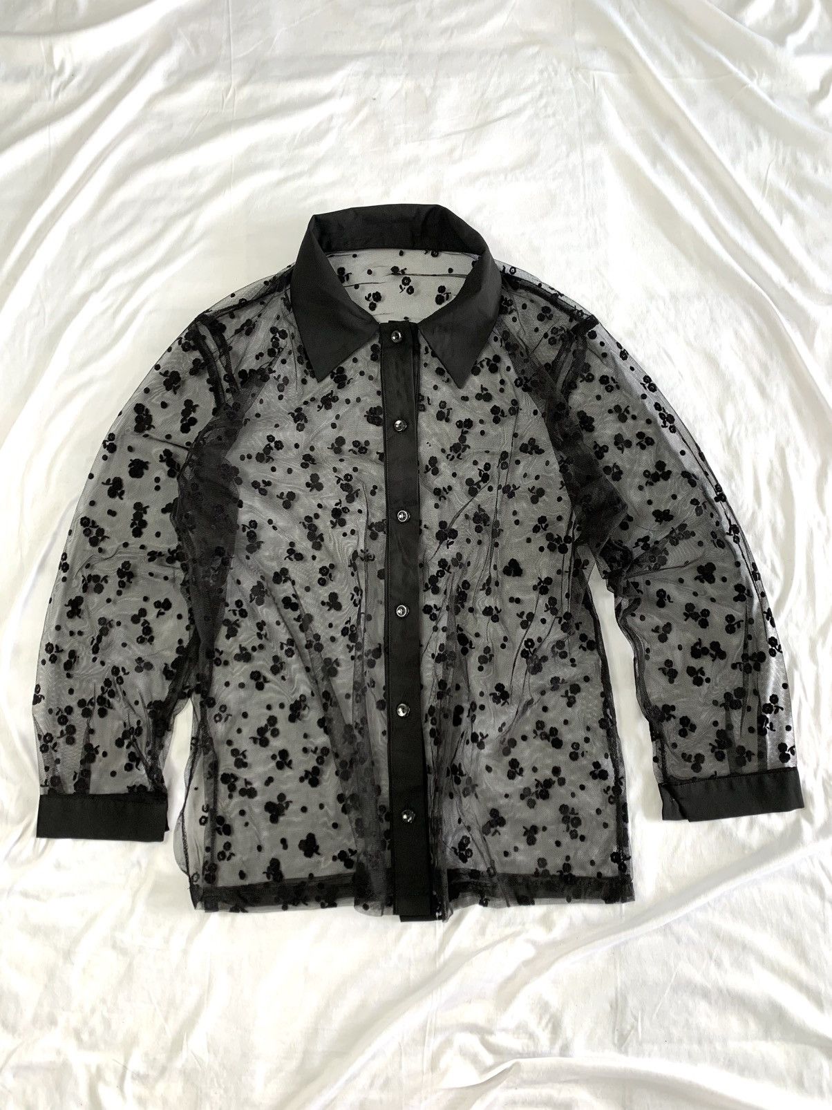 Japanese Brand fishnet button up japanese brand jean paul gaultie style Size M / US 6-8 / IT 42-44 - 4 Thumbnail