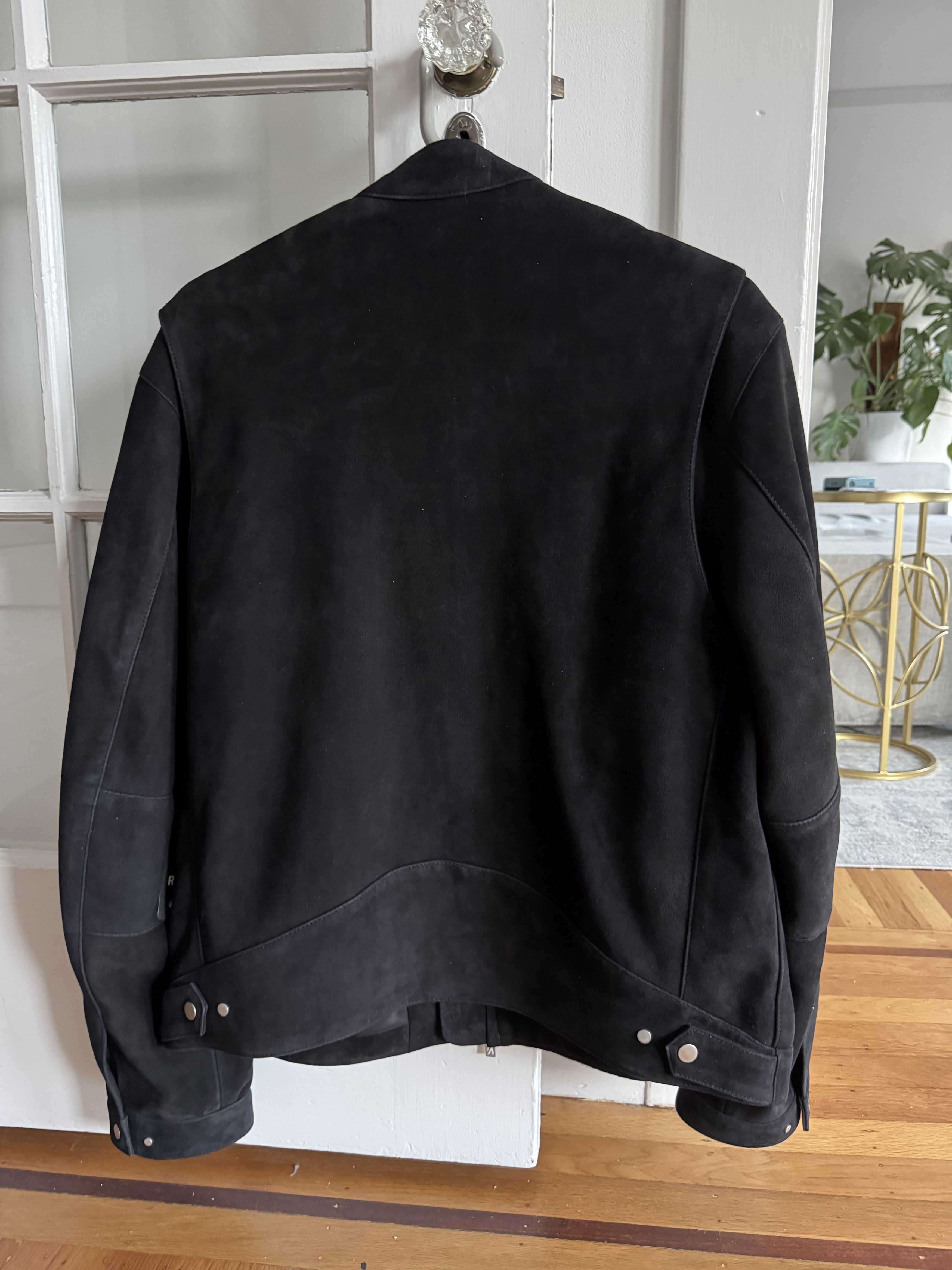 Represent Clo. Overdrive Suede Jacket - Jet Black Size US XS / EU 42 / 0 - 5 Thumbnail