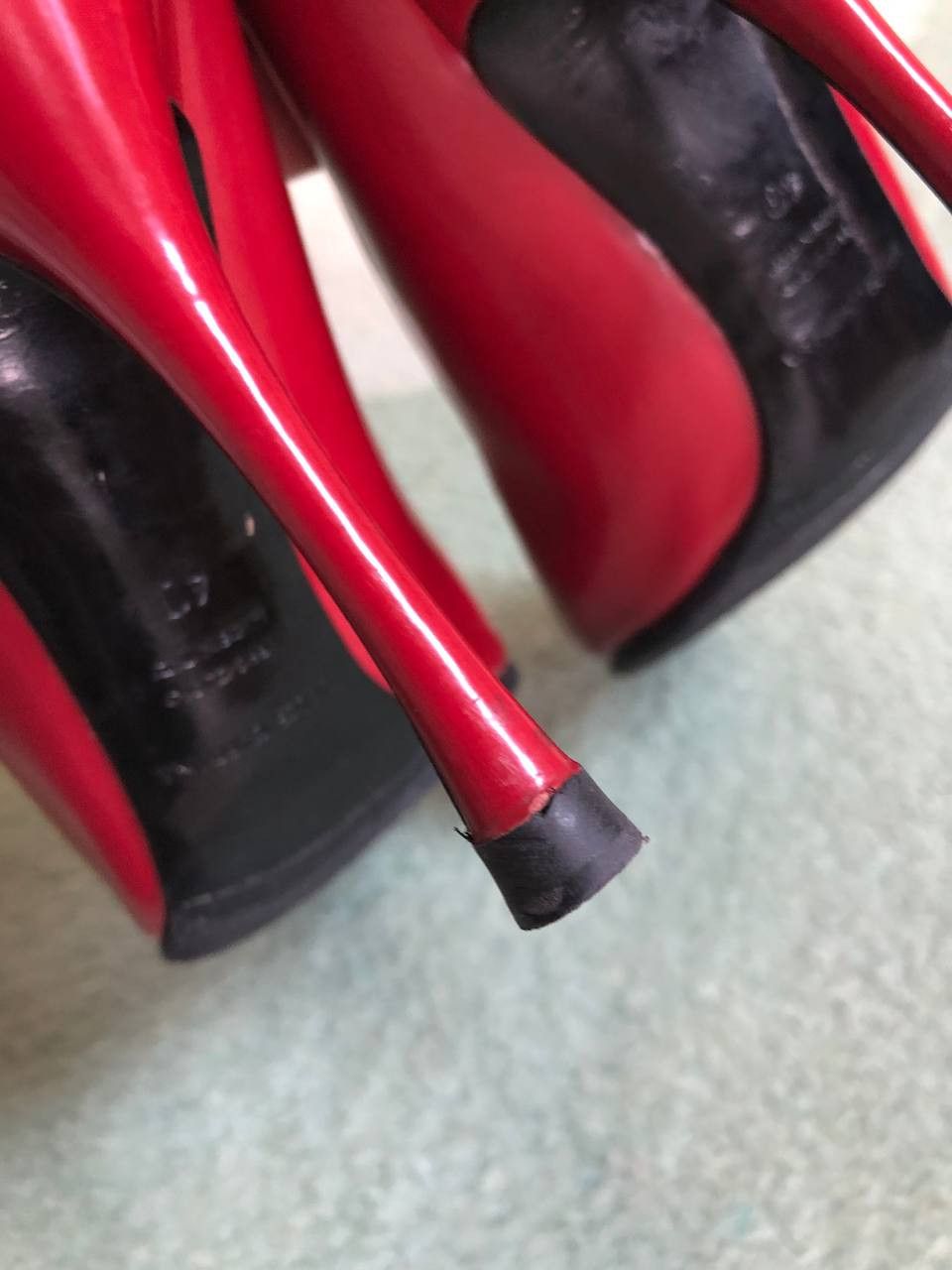 Dolce & Gabbana Dolce & Gabbana Red Patent Leather Stiletto Pumps Heels Size US 10 / IT 40 - 4 Thumbnail
