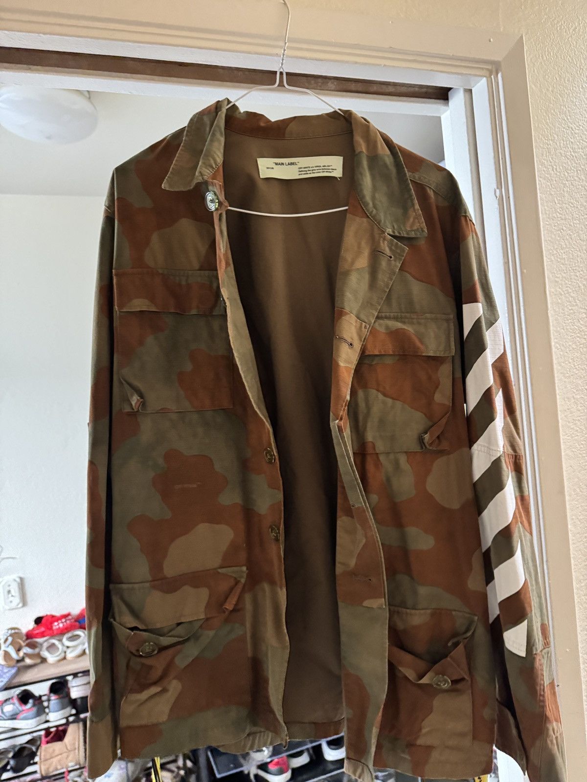 Off-White Off White camo jacket size S Size US S / EU 44-46 / 1 - 1 Thumbnail