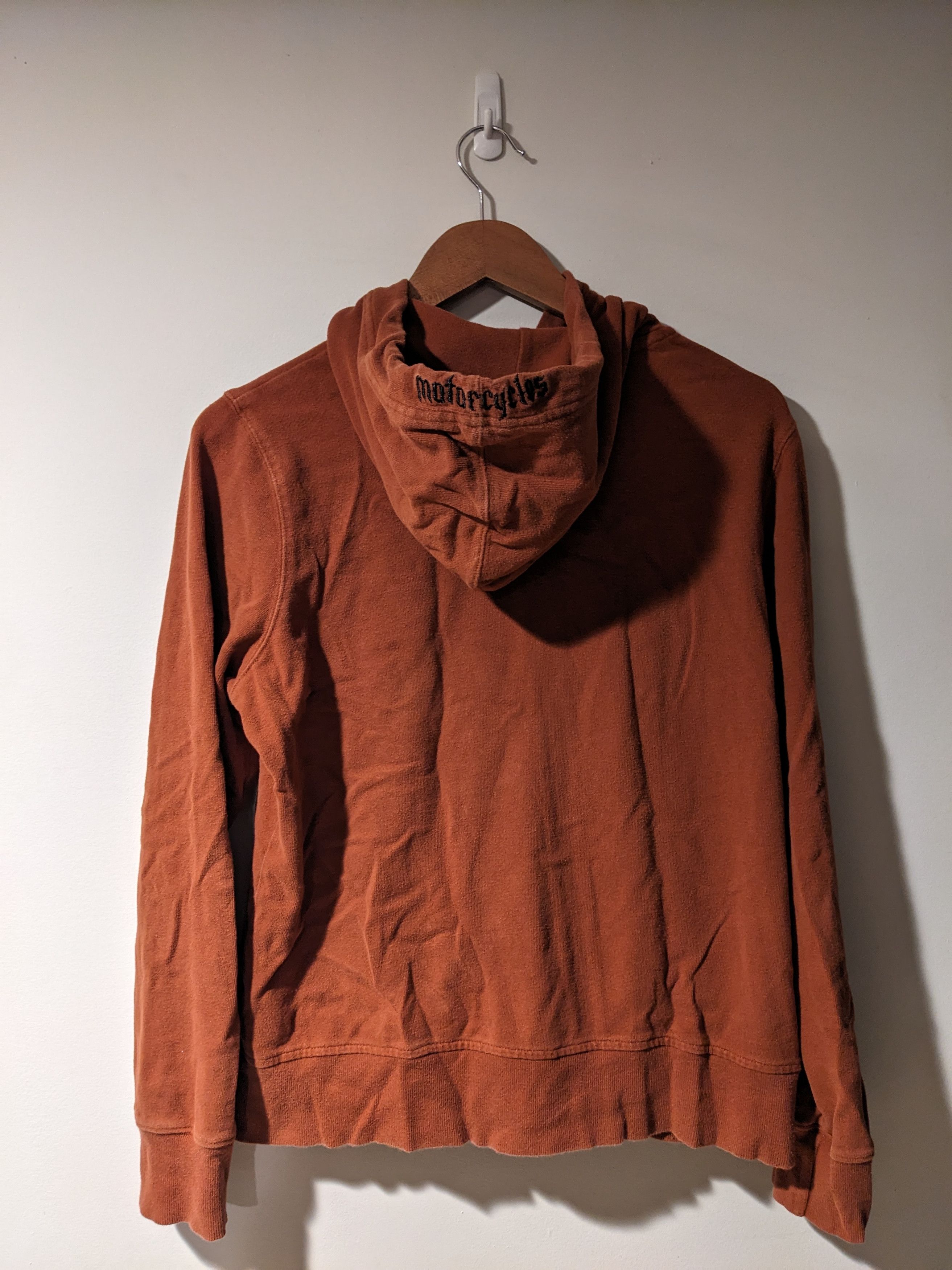 Harley Davidson × Vintage Vintage Y2K Harley Davidson Motorcycle Large Full Zip Hoodie Size L / US 10 / IT 46 - 5 Thumbnail