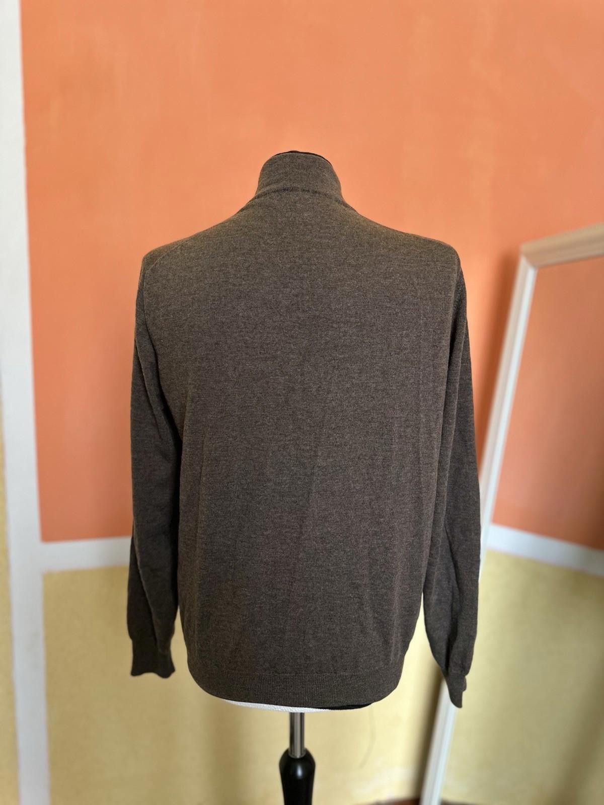 Canali Canali Sweater Men's size 52 Wool Cashmere Extrafine 1/4 Zip Size US L / EU 52-54 / 3 - 5 Thumbnail
