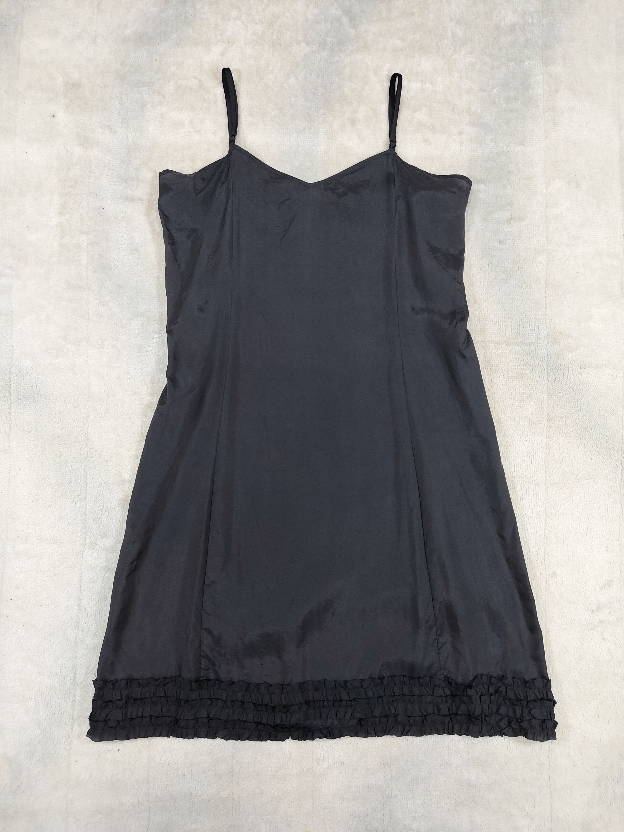 Tsumori Chisato 🇯🇵 Tsumori Chisato 🇯🇵 Ruffle Hem Slip Dress Size M / US 6-8 / IT 42-44 - 6 Thumbnail