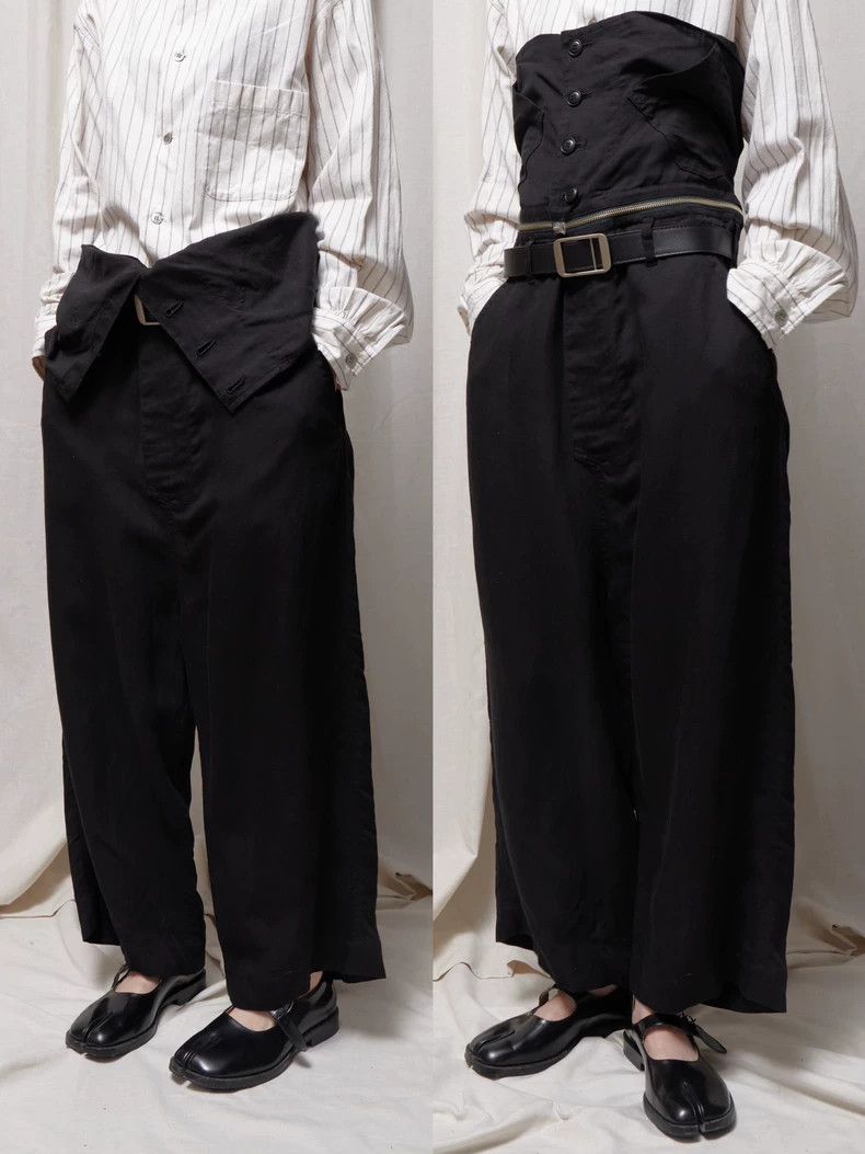 Y's Y's Black Tencel blend bandeau jumpsuit Size 25" / US 0 / IT 36 - 3 Thumbnail