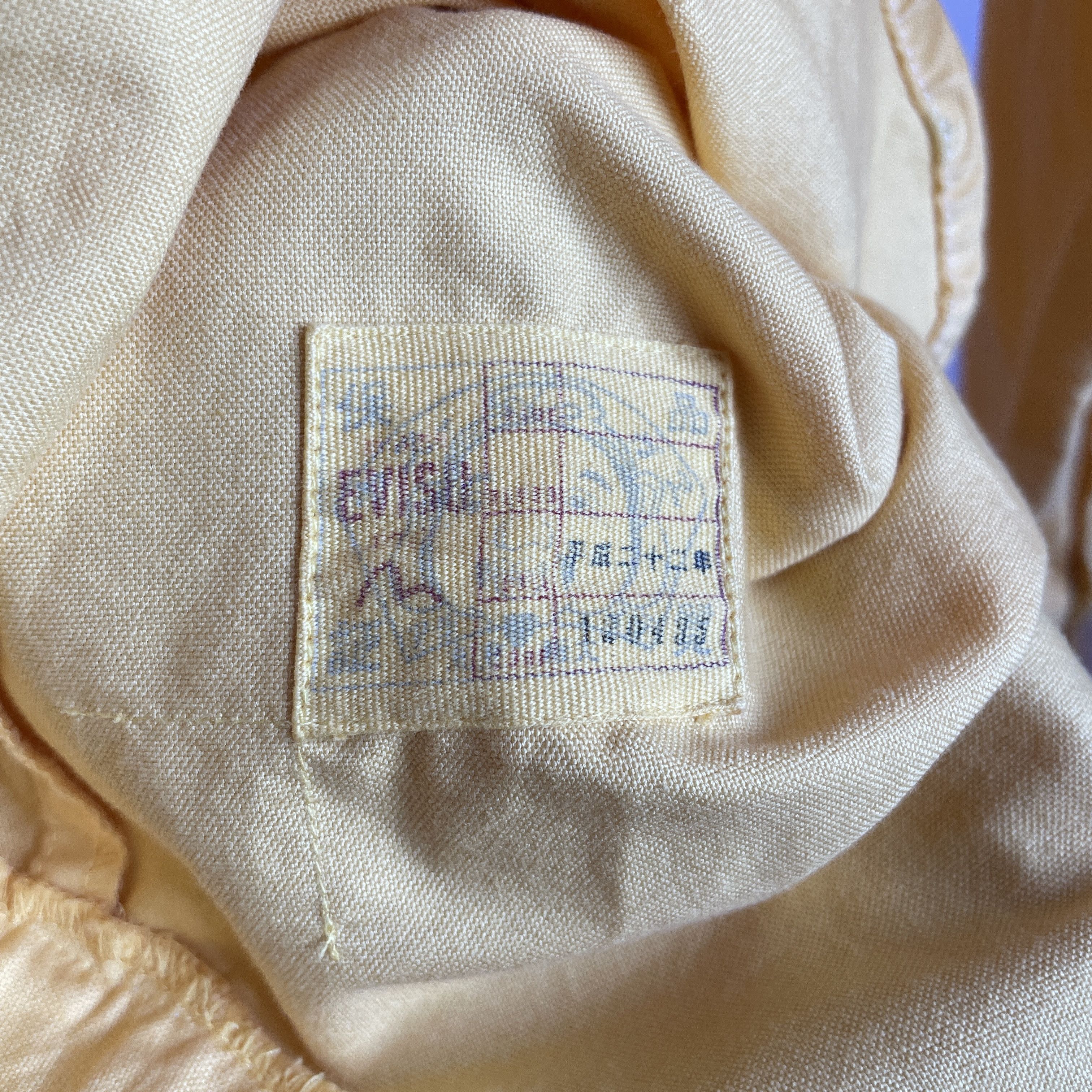 Evisu Evisu Japanese Yellow Selvedge Shirt Size L Size US L / EU 52-54 / 3 - 9 Thumbnail