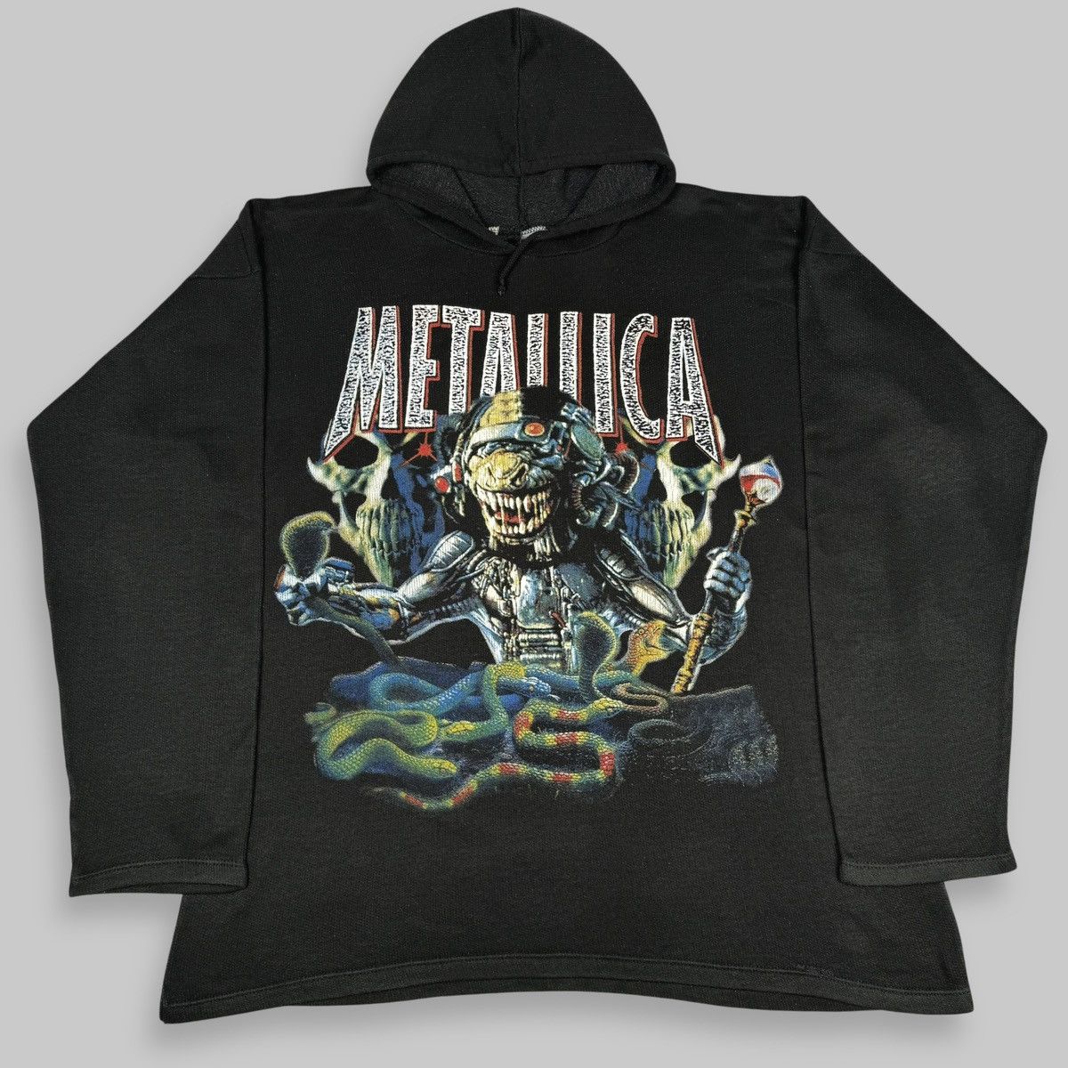 Band Tees Vintage 90s Metallica ‘Snakes Monster’ Rare Euro Hoodie Size US XL / EU 56 / 4 - 2 Thumbnail