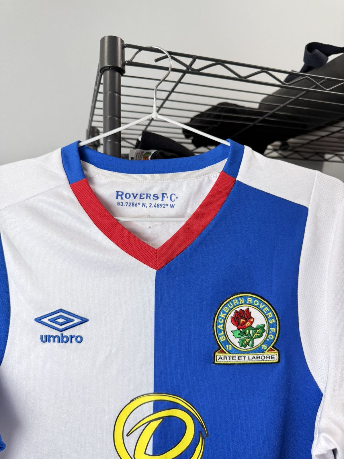 Umbro Umbro Blackburn Rovers Soccer Jersey T Shirt Size US S / EU 44-46 / 1 - 3 Thumbnail