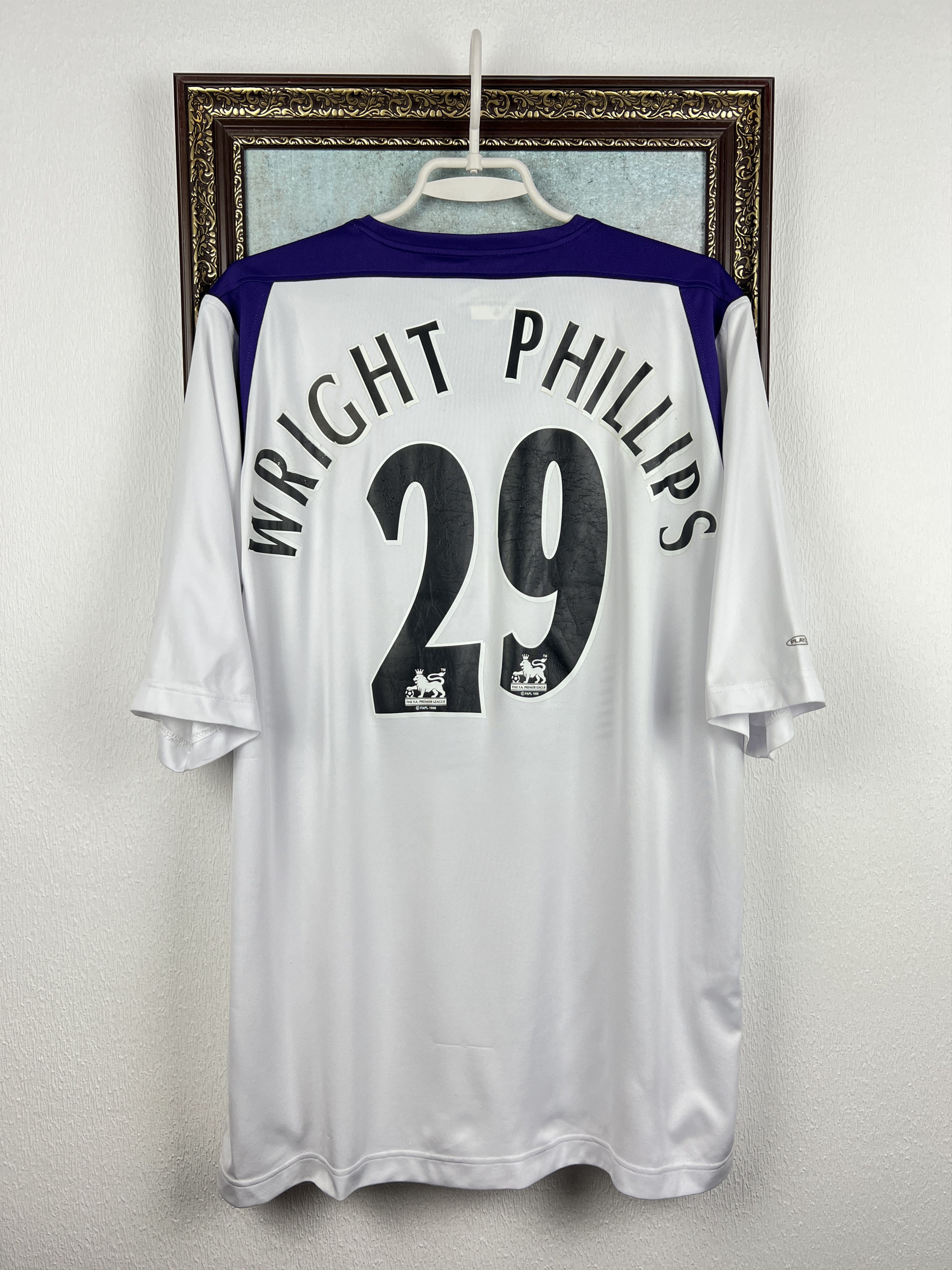 Reebok Manchester City football shirt #29 Wright Phillips Jersey Size US XL / EU 56 / 4 - 9 Thumbnail