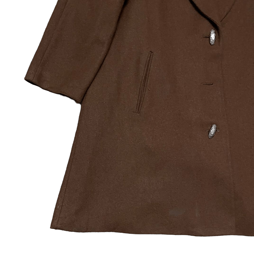 Adolfo Dominguez Adolfo Dominguez Wool Long Coat Size L / US 10 / IT 46 - 3 Thumbnail