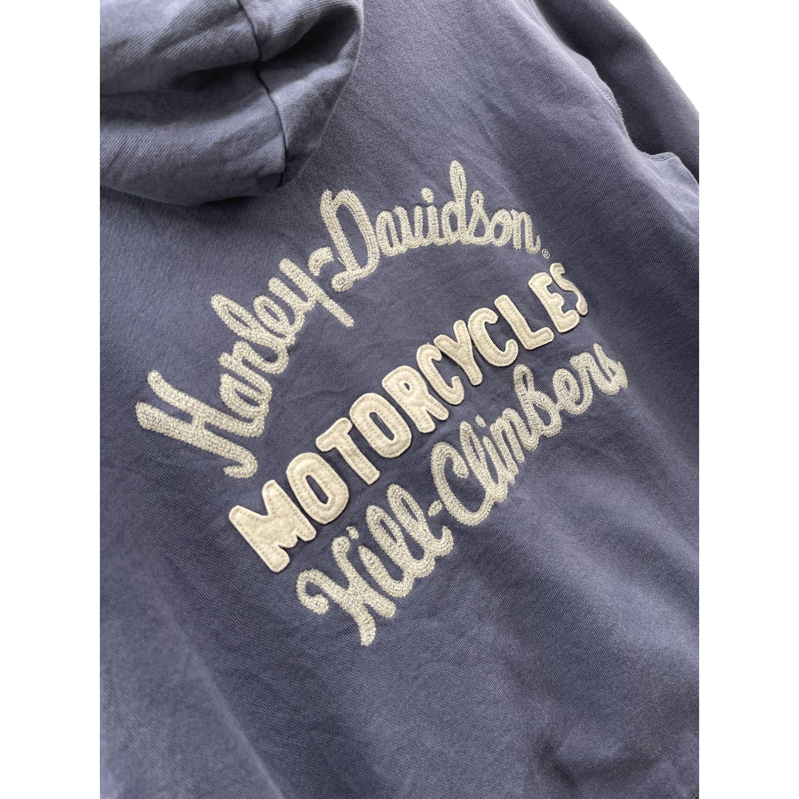 Harley Davidson × Vintage 2000's Harley-Davidson Hill Climbers Embroidered Zip Hoodie Size US M / EU 48-50 / 2 - 3 Thumbnail